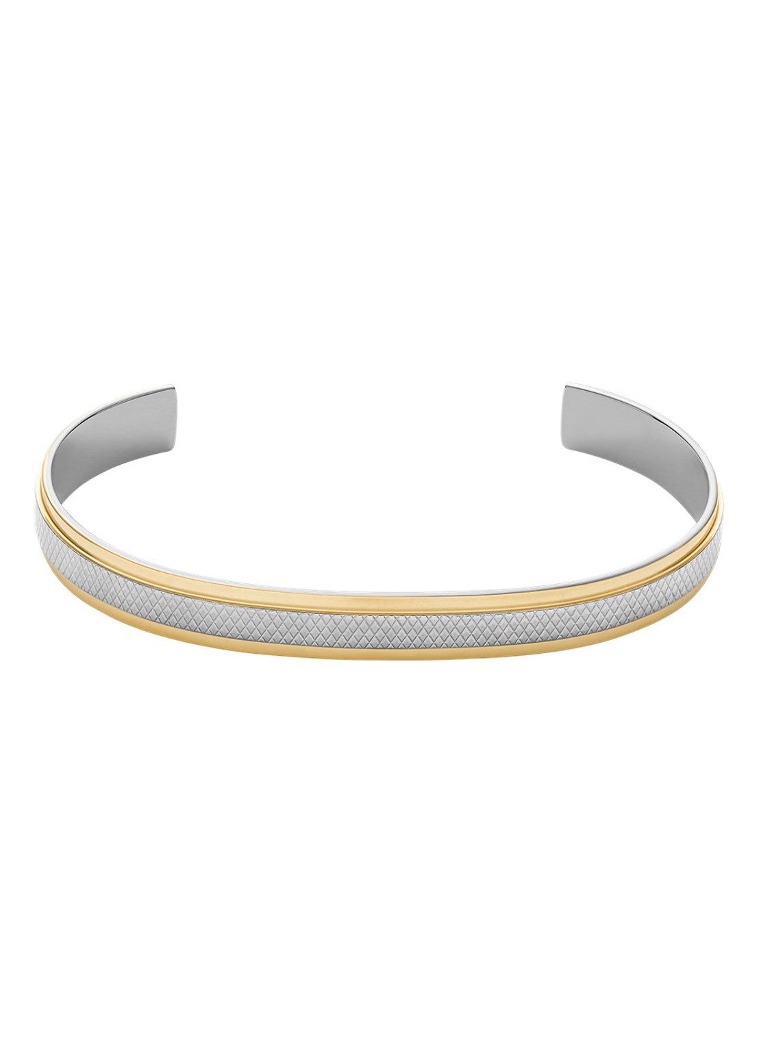 Fossil Knox bangle JF04916998 - voorkant zilver