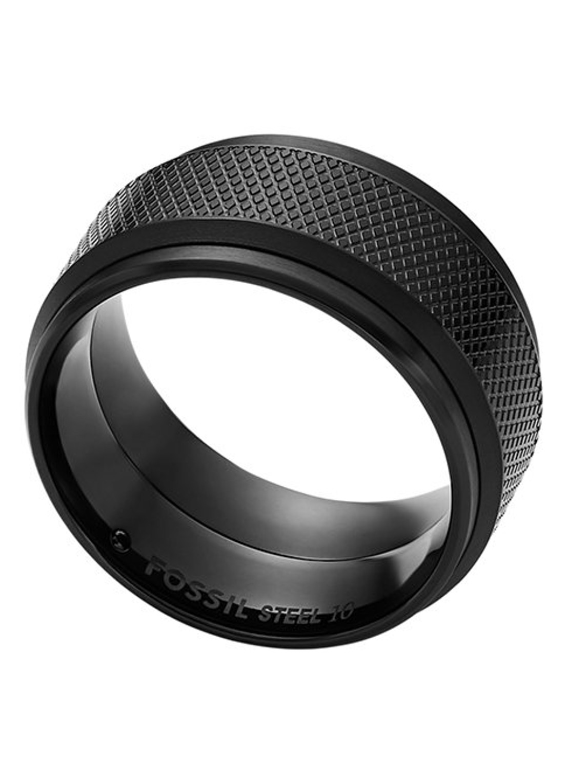Fossil Knox ring JF04824001 - detail 4 zwart