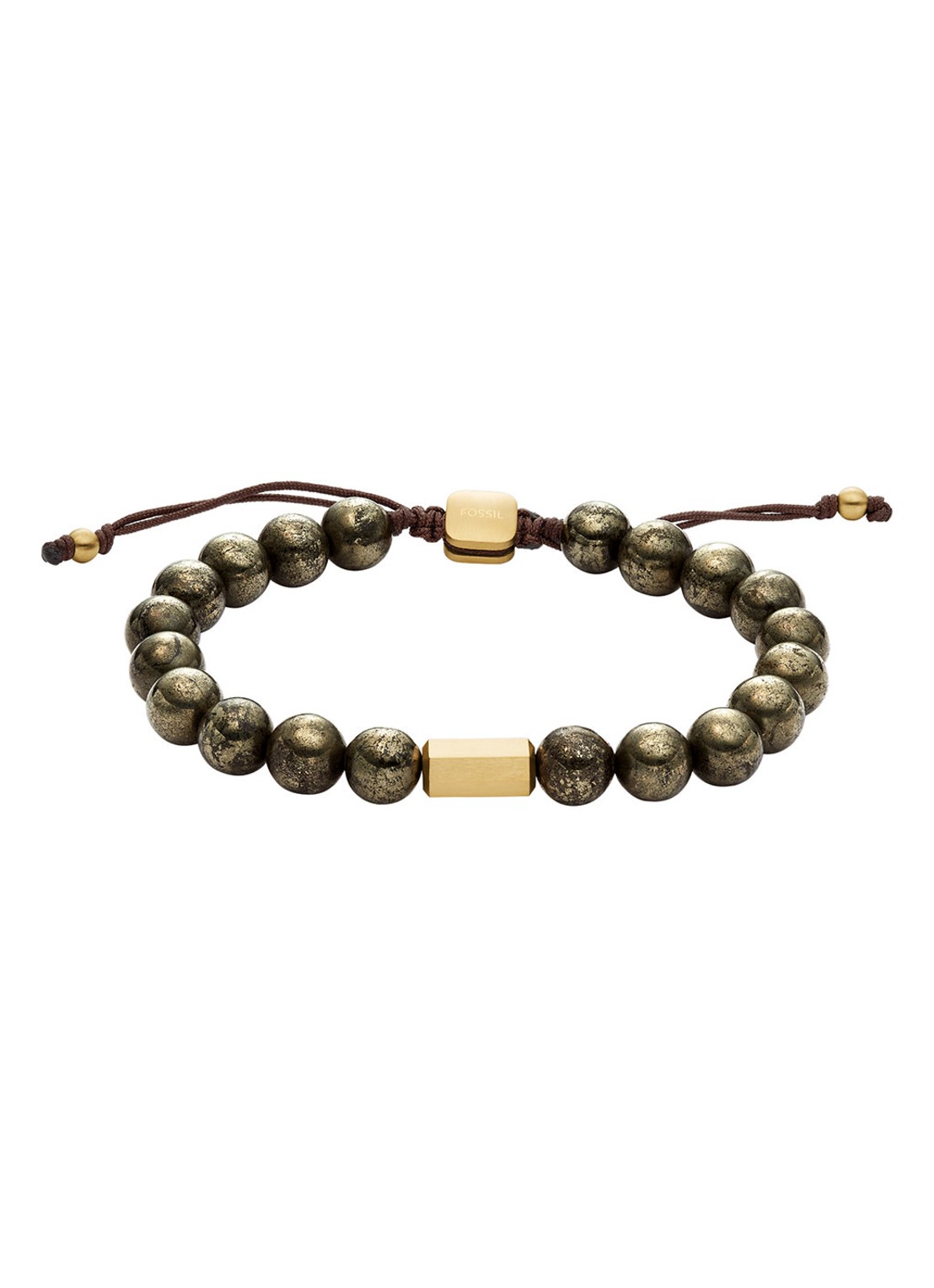 Fossil Kralenarmband JF04820710 - voorkant goud