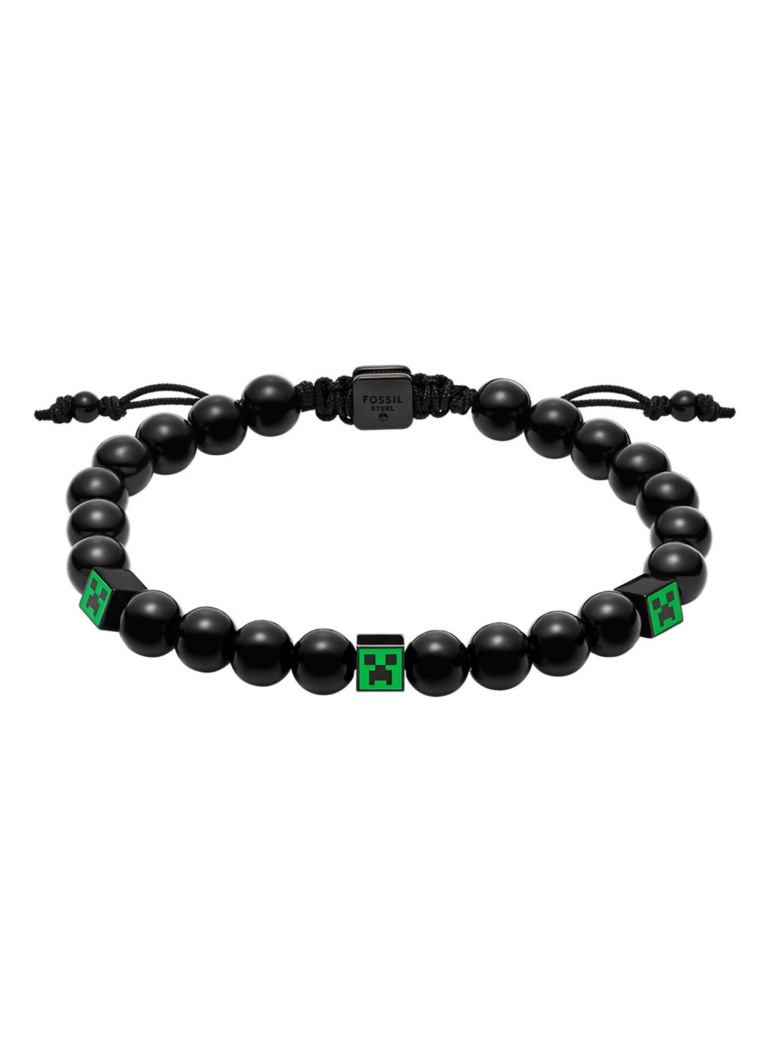 Fossil Kralenarmband JFC04861001 - voorkant 5 zwart