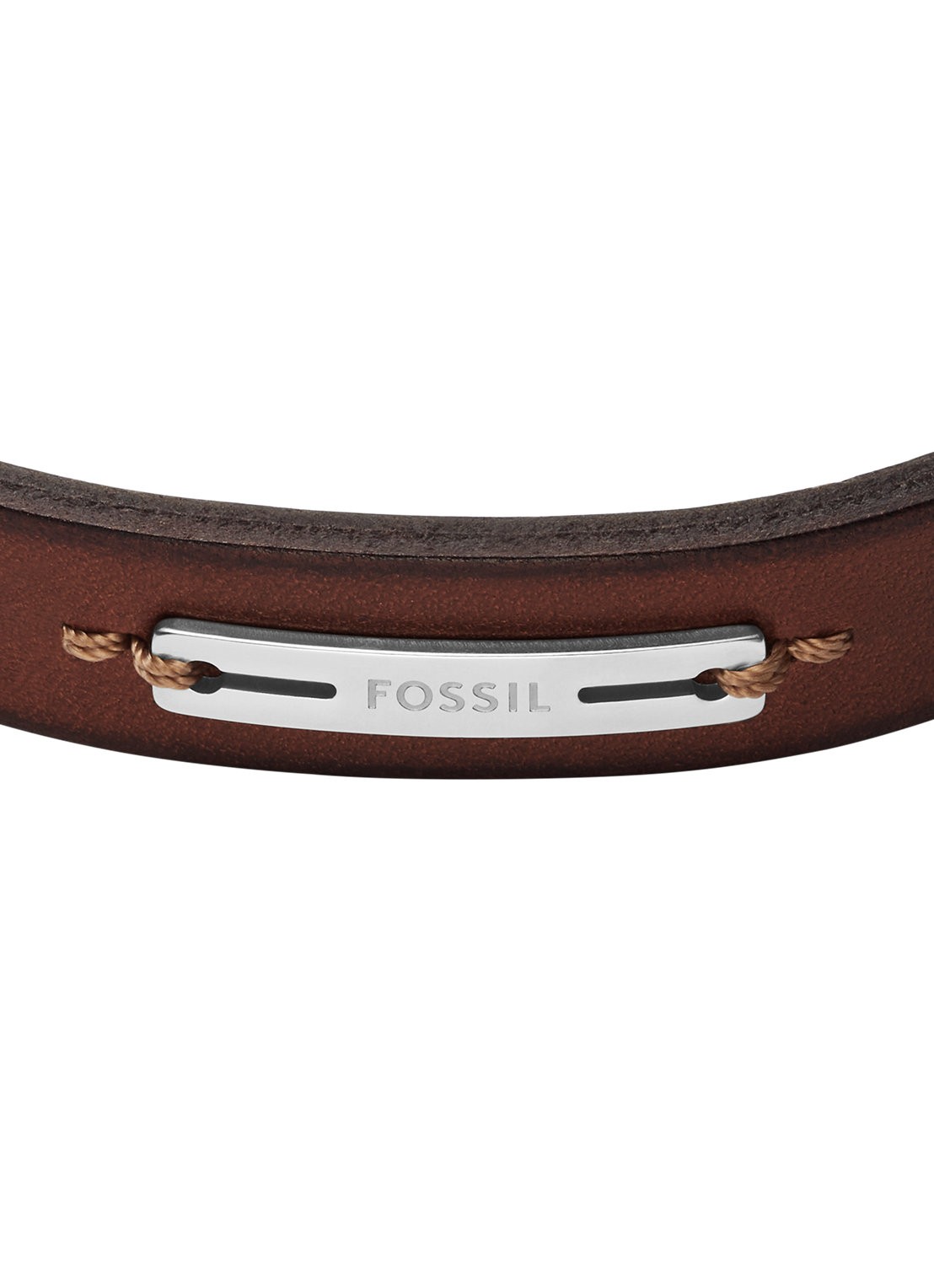 Fossil Machine armband JF04963040 - detail 2 bruin