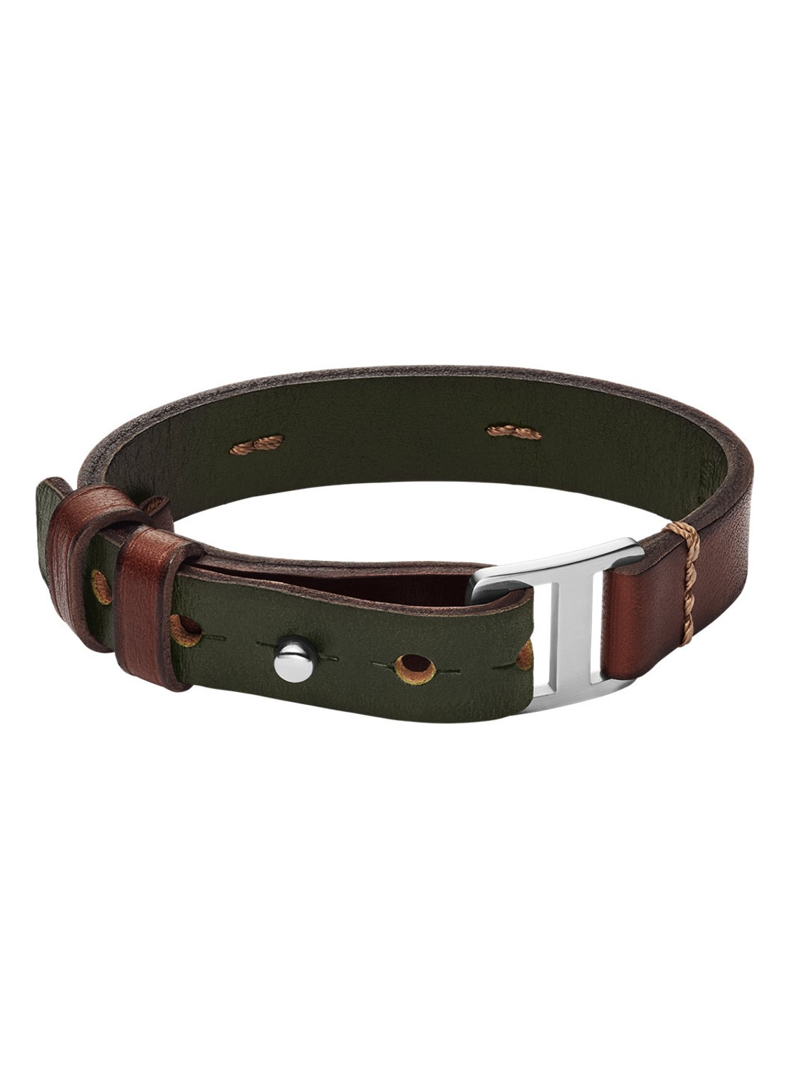Fossil Machine armband JF04963040 - detail 5 bruin
