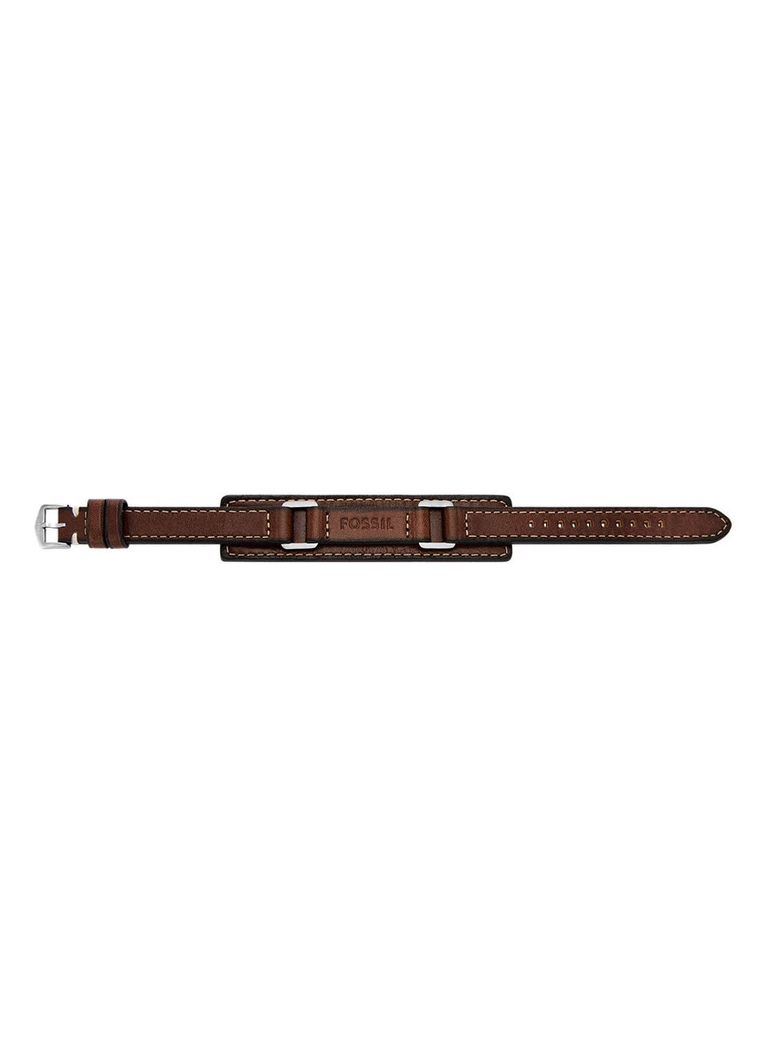 Fossil Machine armband van leer JF04941040 - detail 3 bruin