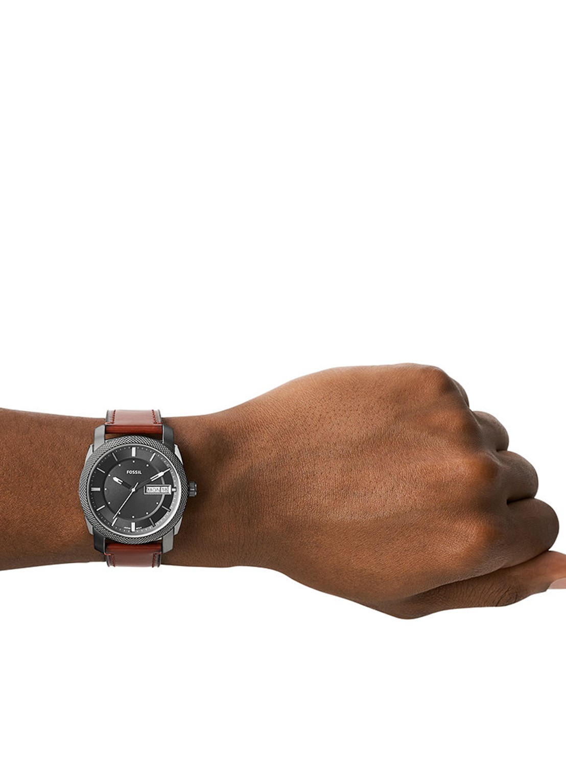 Fossil Machine horloge FS5900 - detail 5 grijs