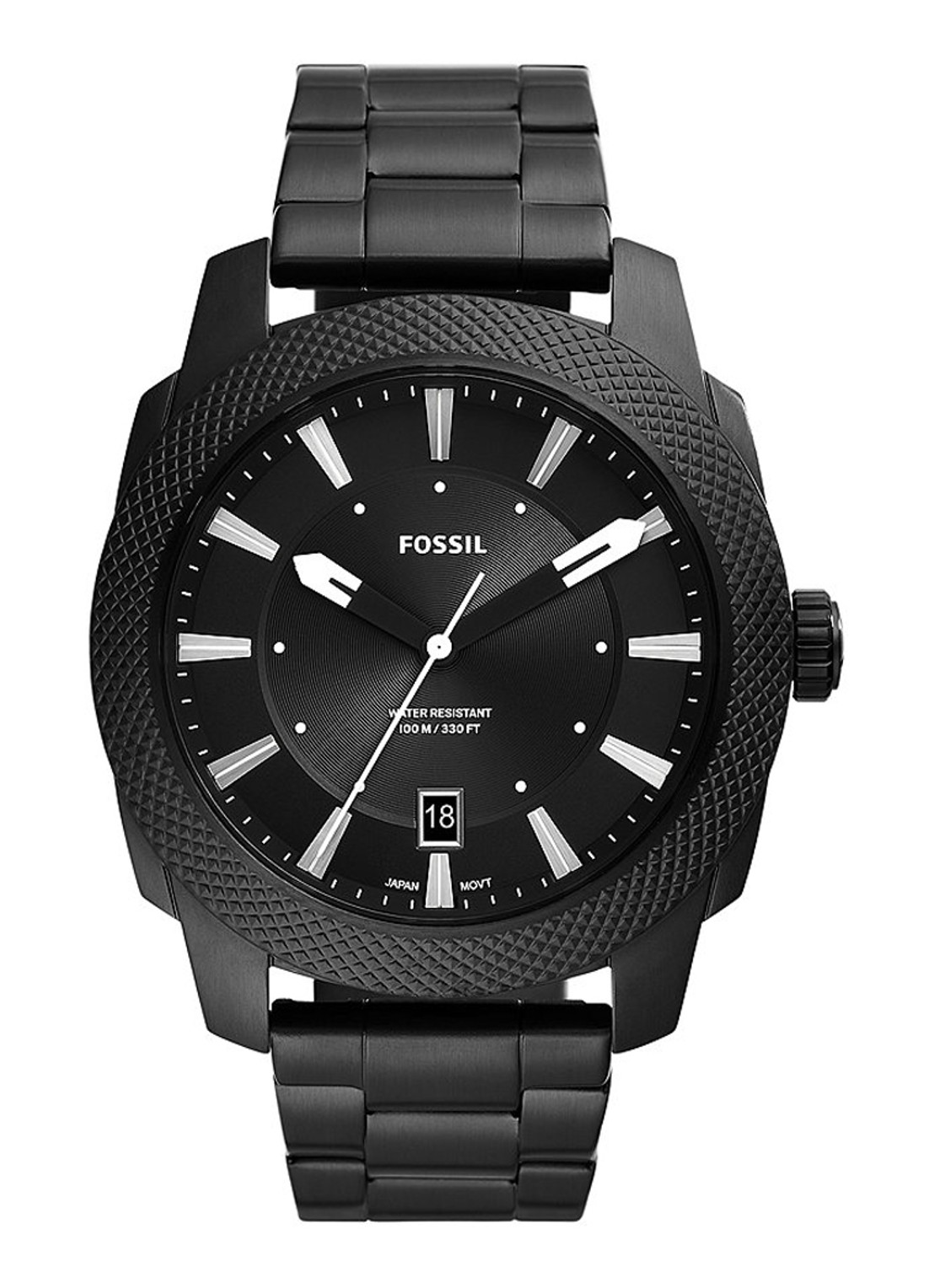 Fossil Machine horloge FS5971 - voorkant zwart