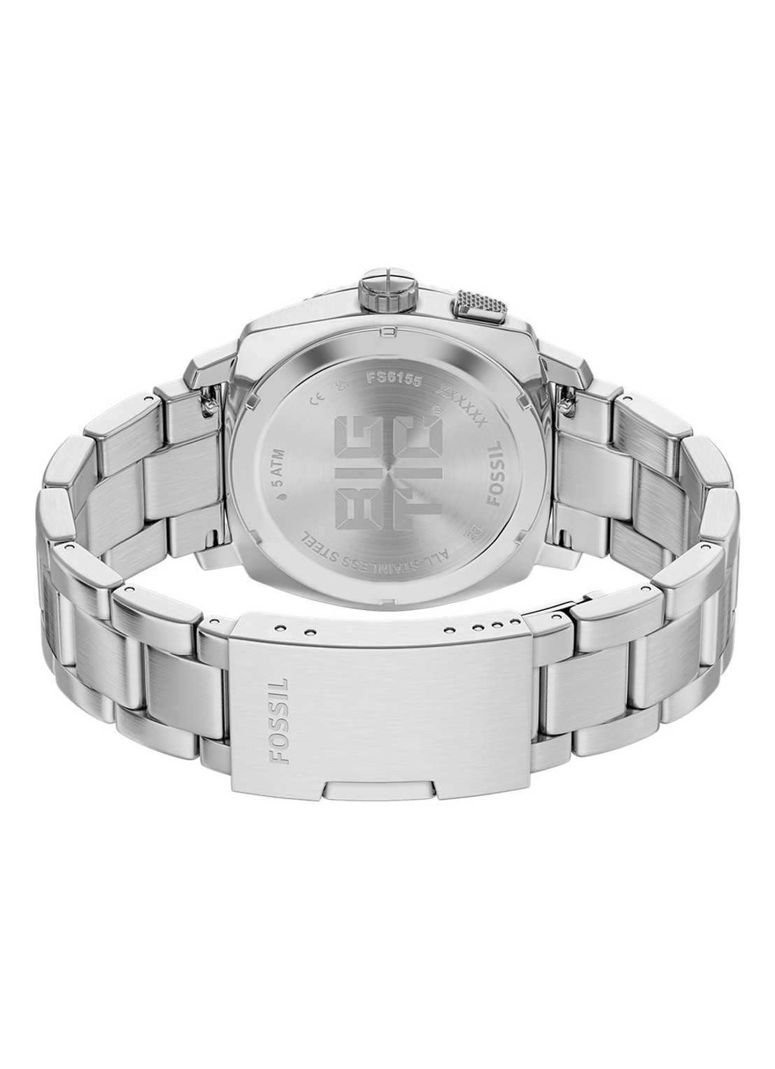 Fossil Machine horloge FS6155 - detail 4 zilver