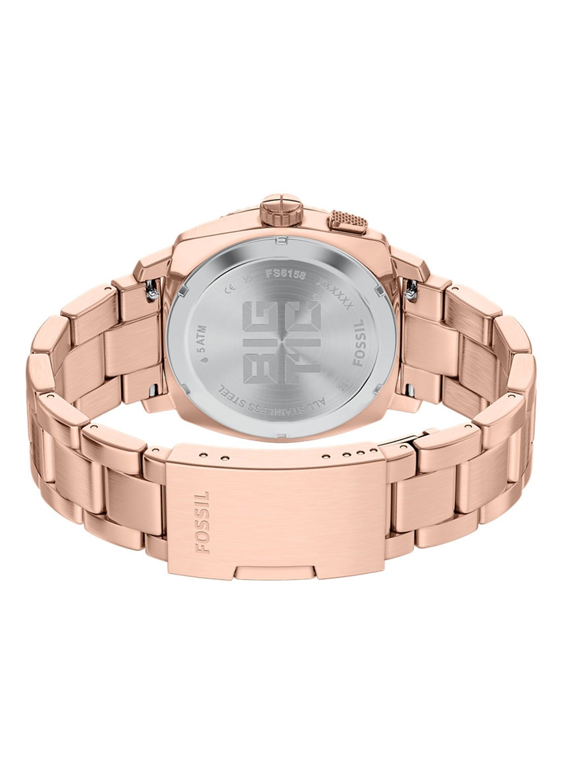 Fossil Machine horloge FS6158 - detail 4 roségoud
