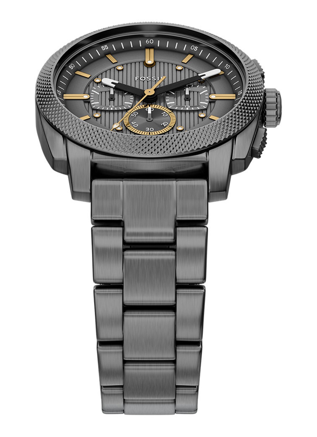 Fossil Machine horloge FS6160 - detail 3 antraciet