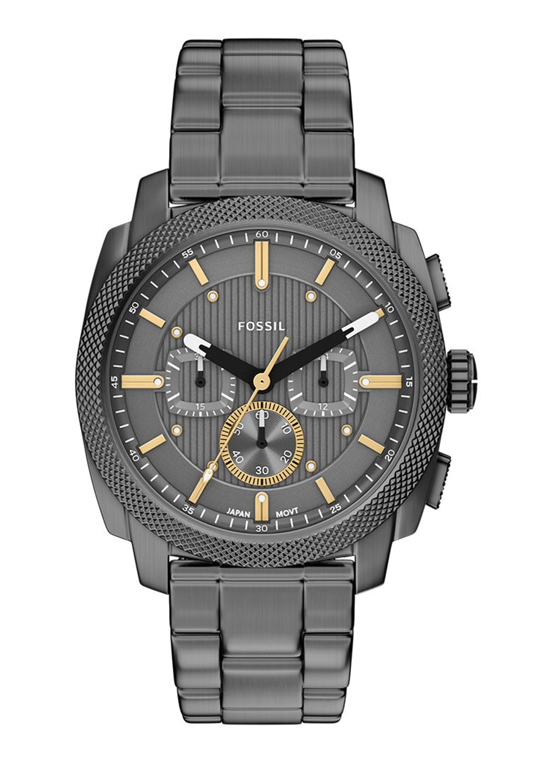 Fossil Machine horloge FS6160 - voorkant 6 antraciet