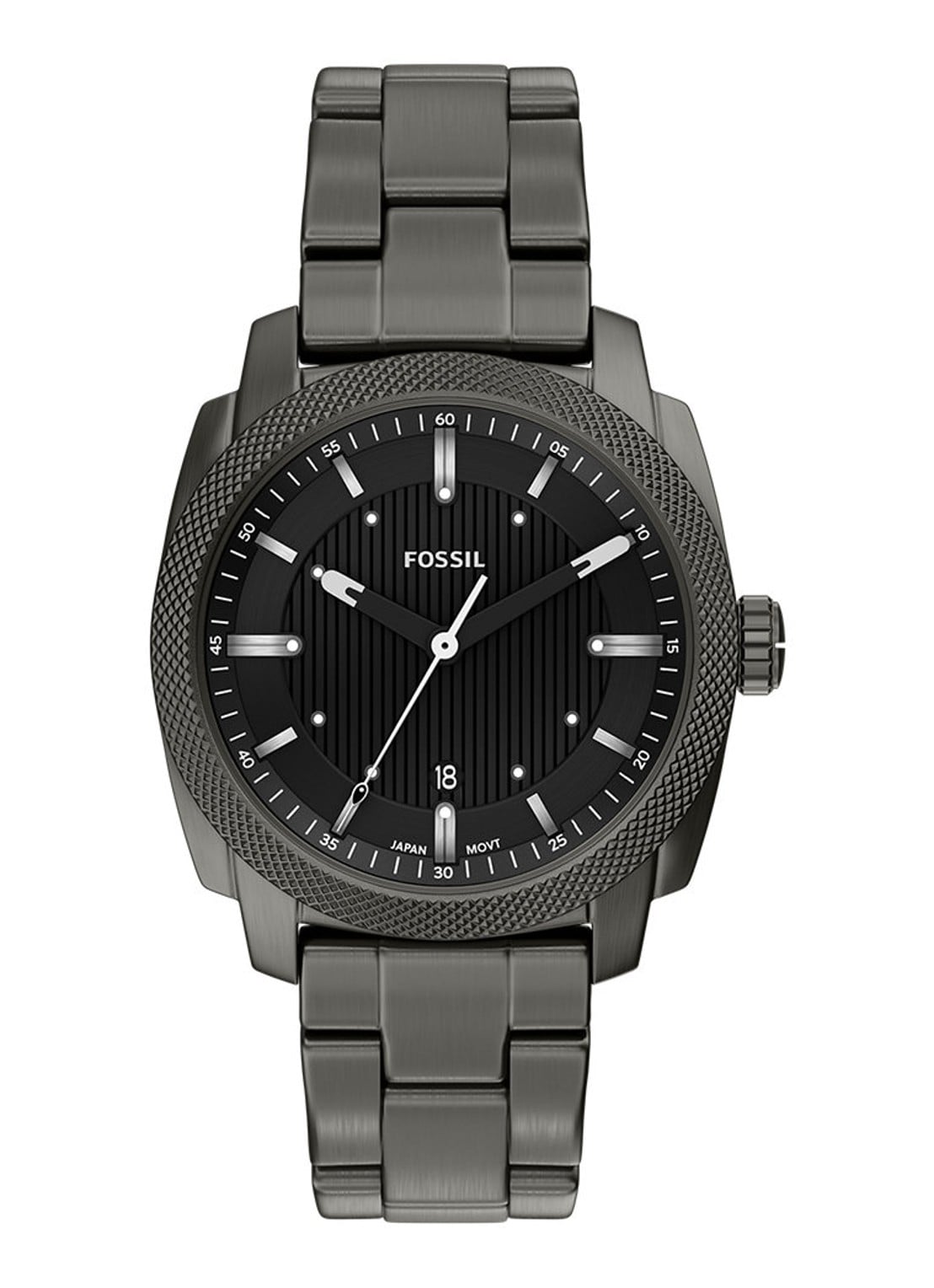 Fossil Machine horloge FS6185 - voorkant donkergrijs
