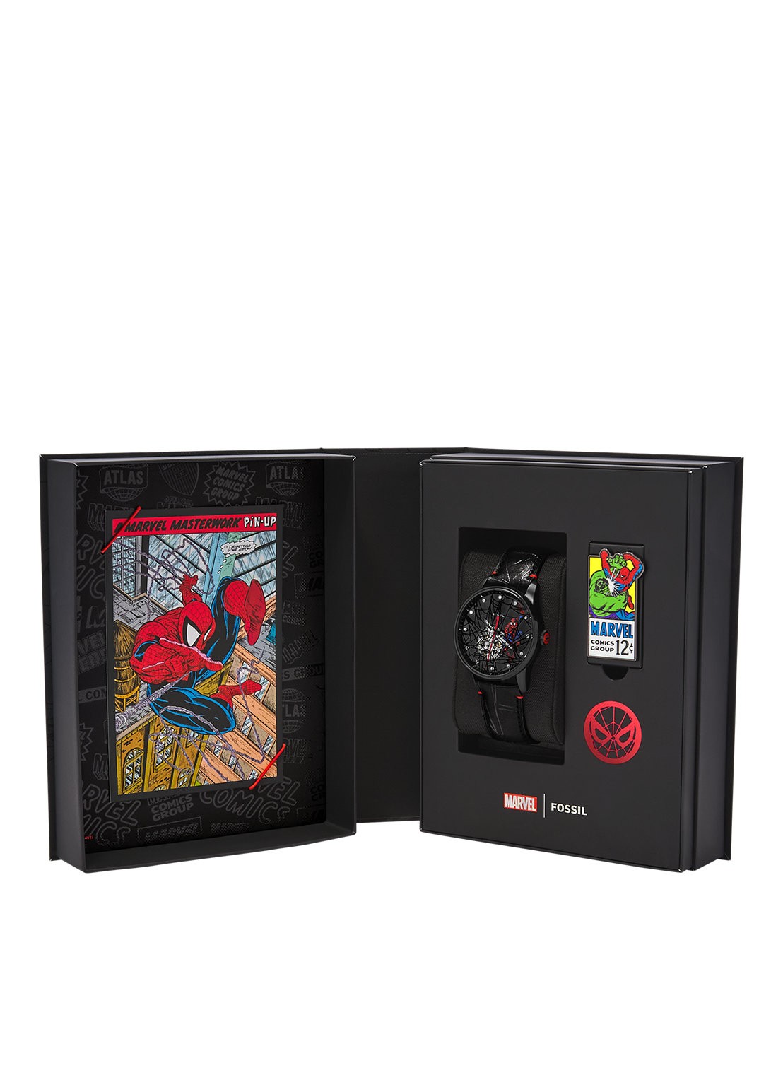 Fossil Marvel Horloge LE1247SET - detail 3 zwart