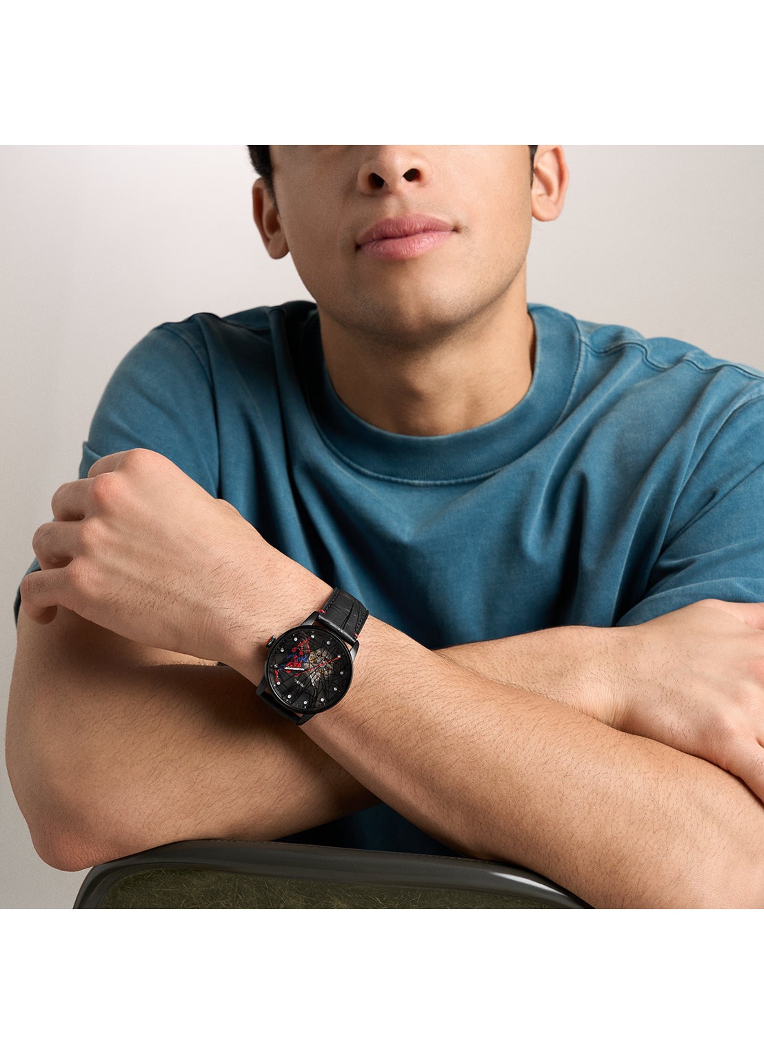 Fossil Marvel Horloge LE1247SET - detail 5 zwart