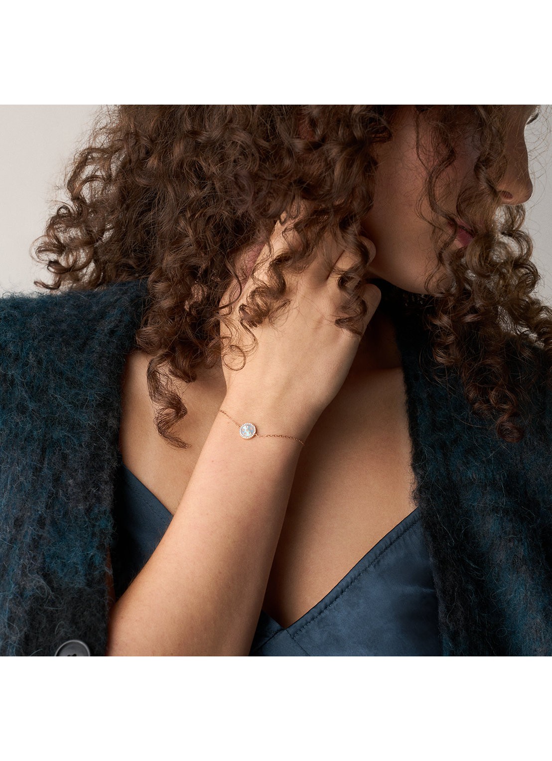 Fossil Merrit armband JF04937791 - detail 3 roségoud