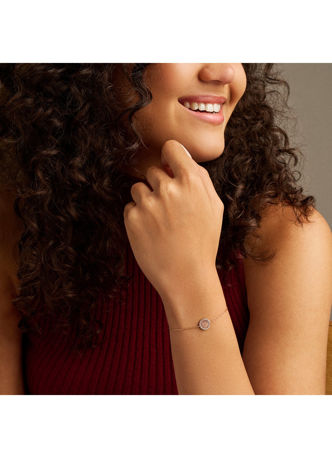 Fossil Merrit armband met parelmoer JF05033791 - detail 3 roségoud