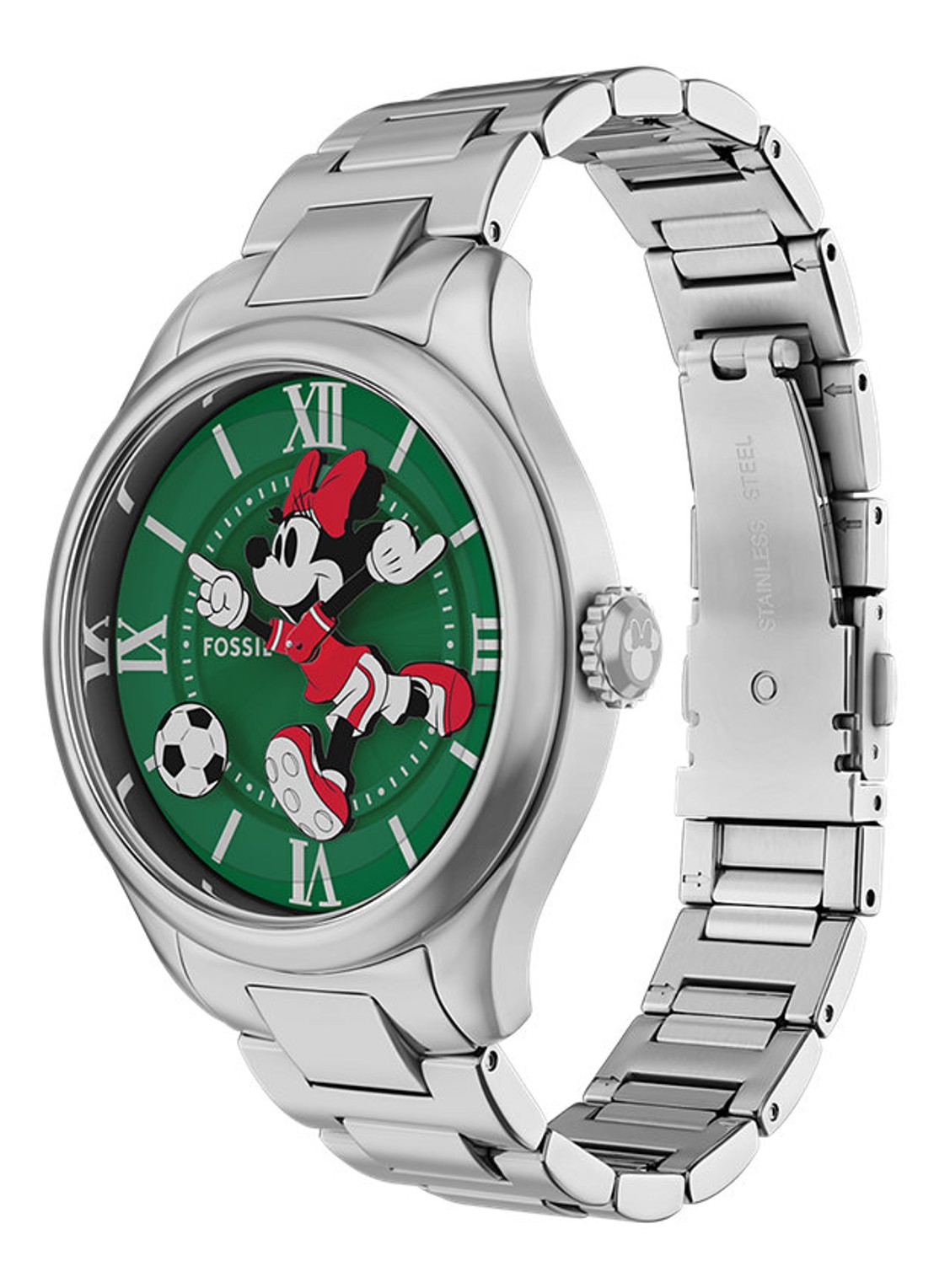 Fossil Mickey and friends horloge LE1201 - detail 2 zilver