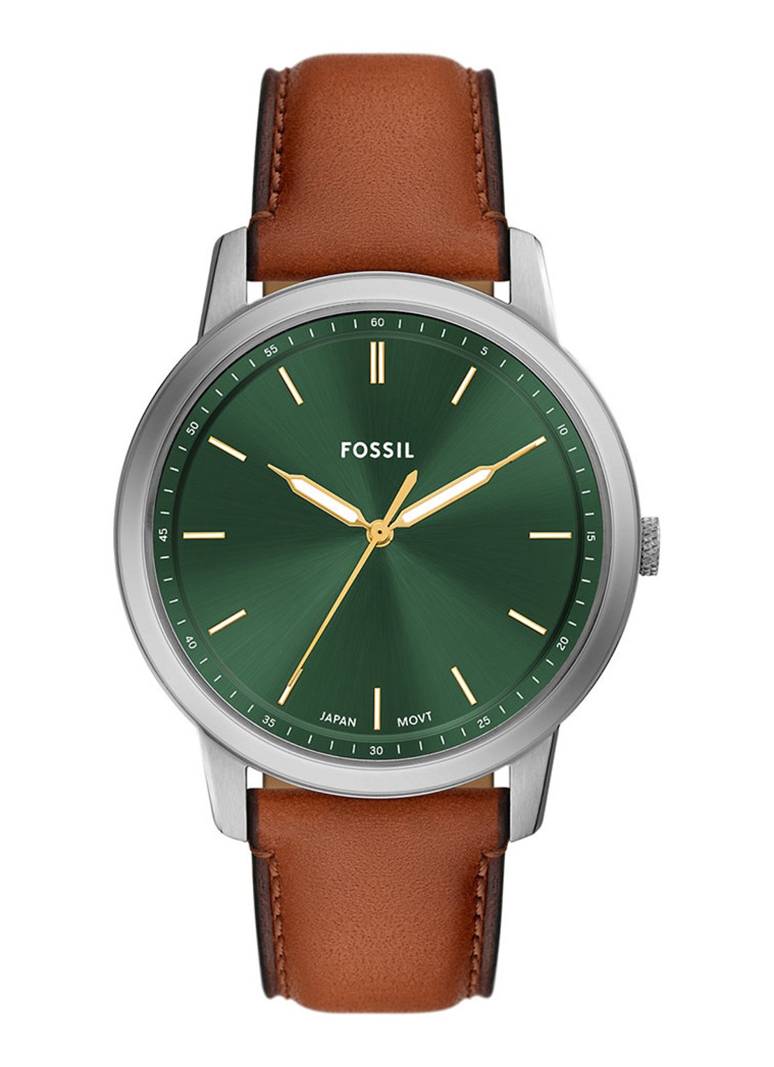 Fossil Minimalist horloge FS6094 - voorkant zilver
