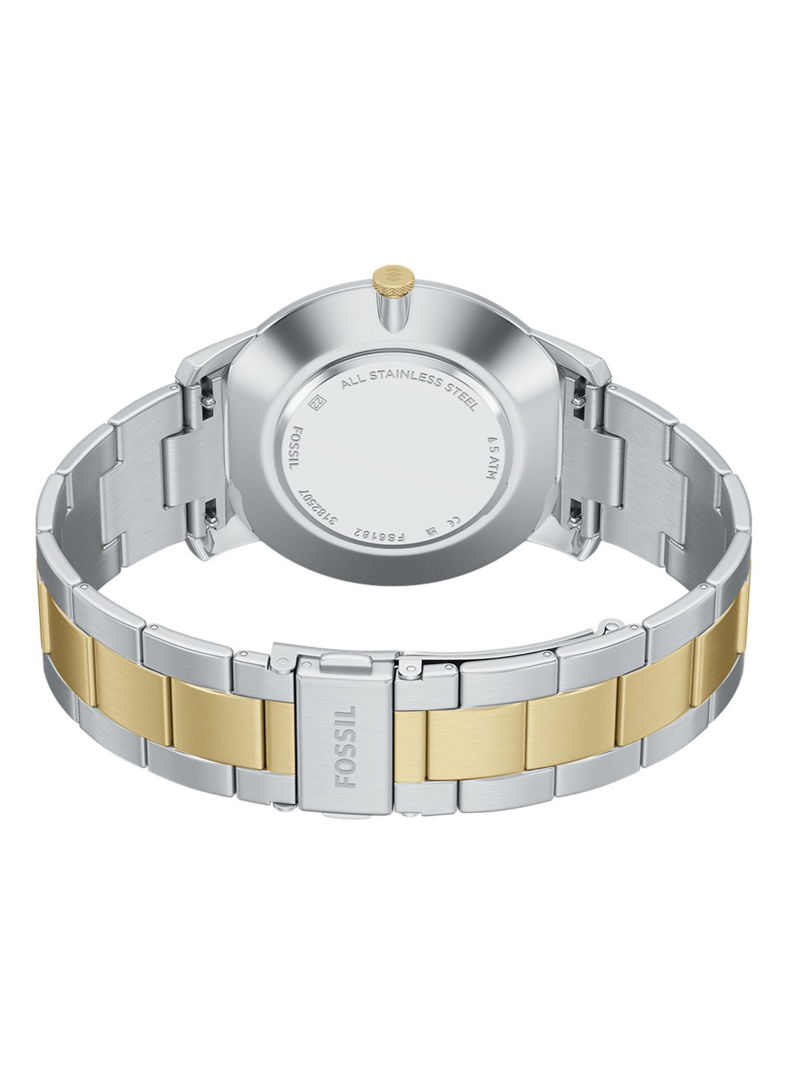Fossil Minimalist horloge FS6182 - detail 3 zilver