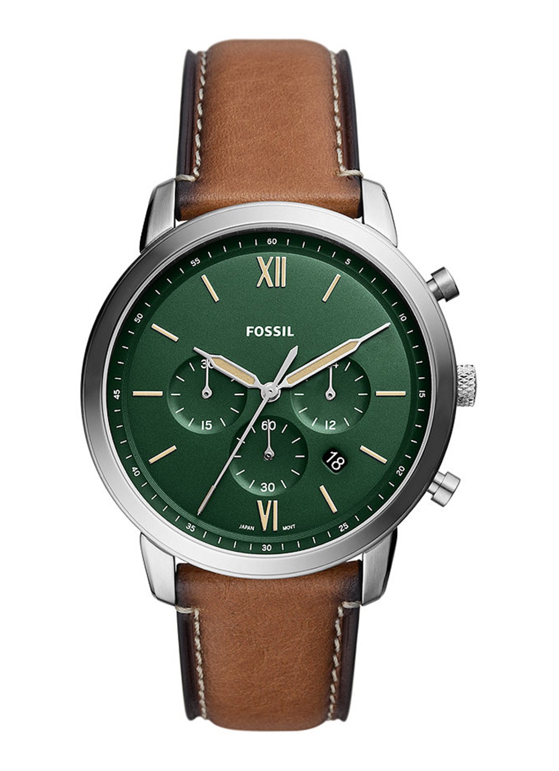 Fossil Neutra horloge FS5963 - detail zilver