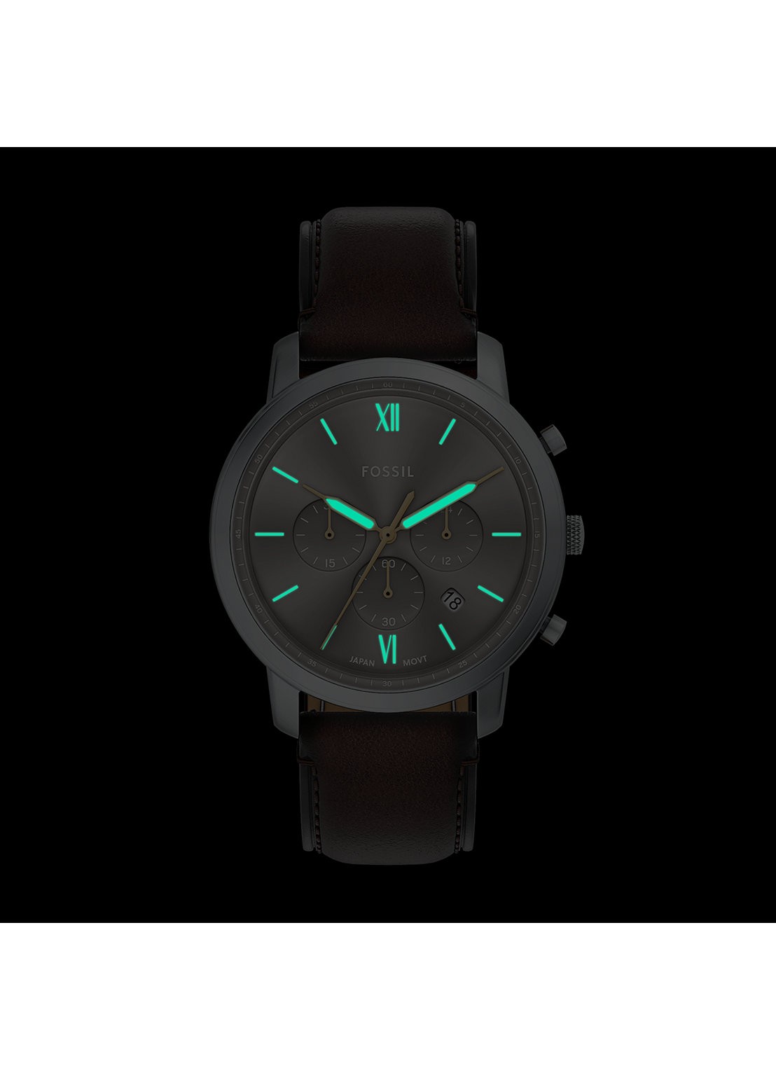 Fossil Neutra horloge FS6129 - detail 6 zilver