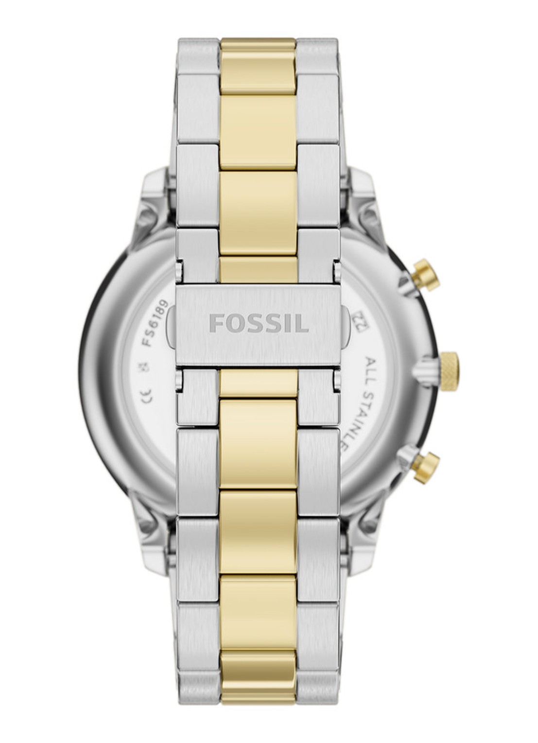 Fossil Neutra horloge FS6189 - detail zilver