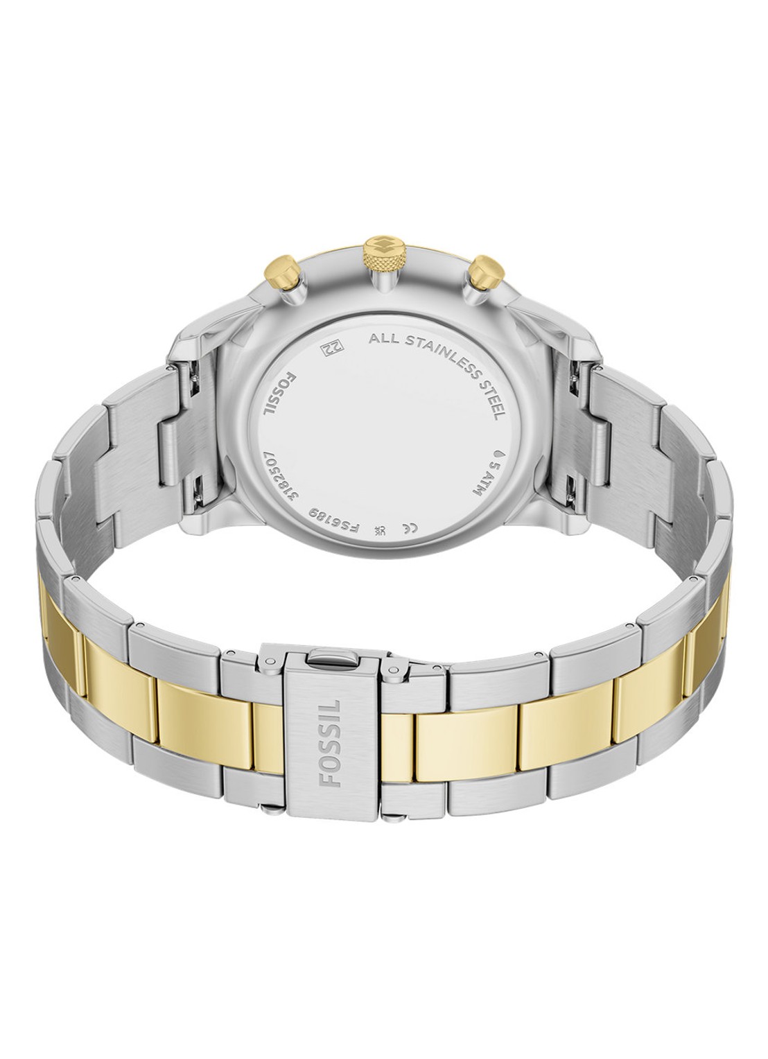 Fossil Neutra horloge FS6189 - detail 3 zilver