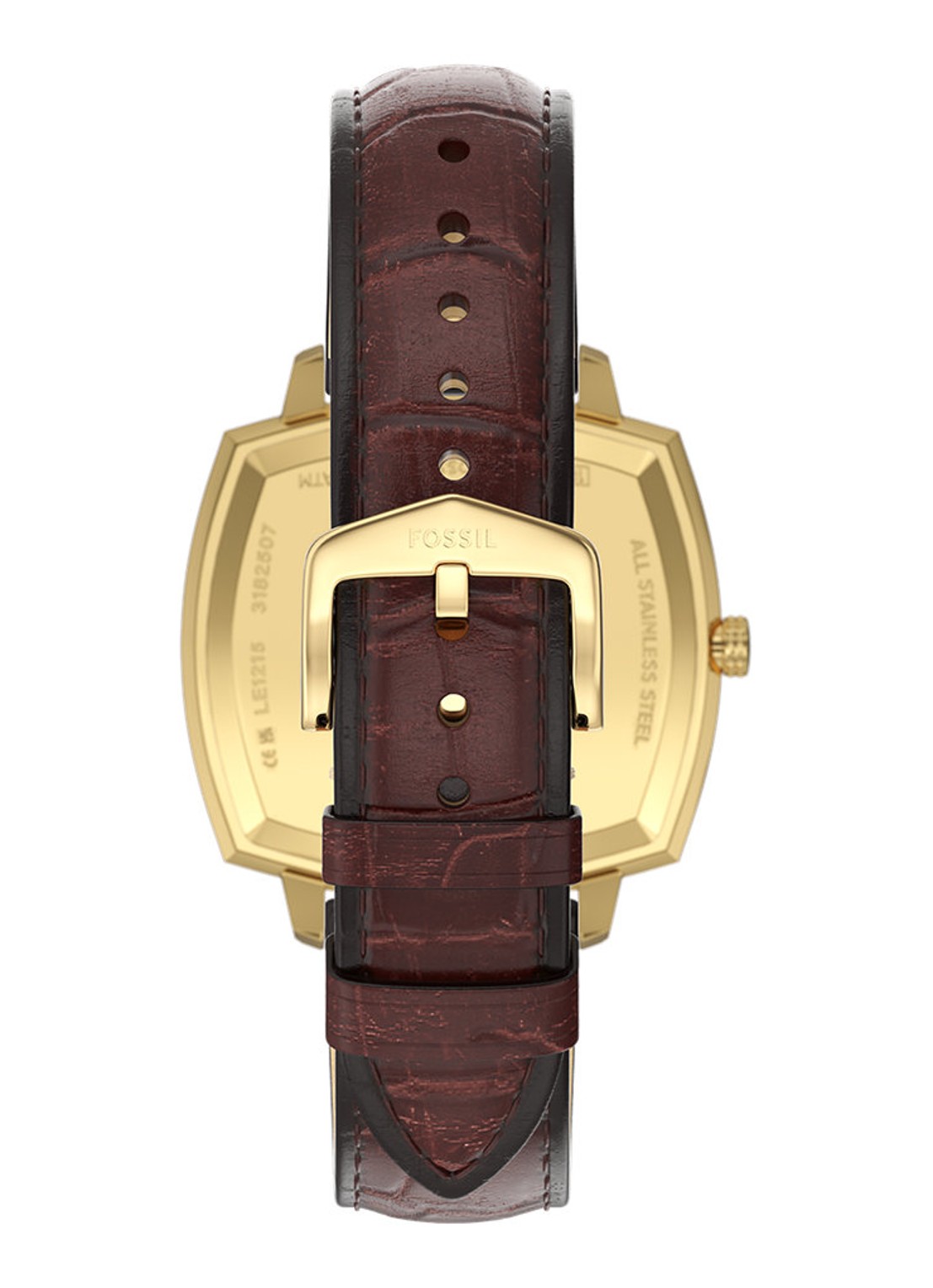 Fossil Nick Jonas x Machine Luxe horloge LE1215 - Limited Edition - detail goud