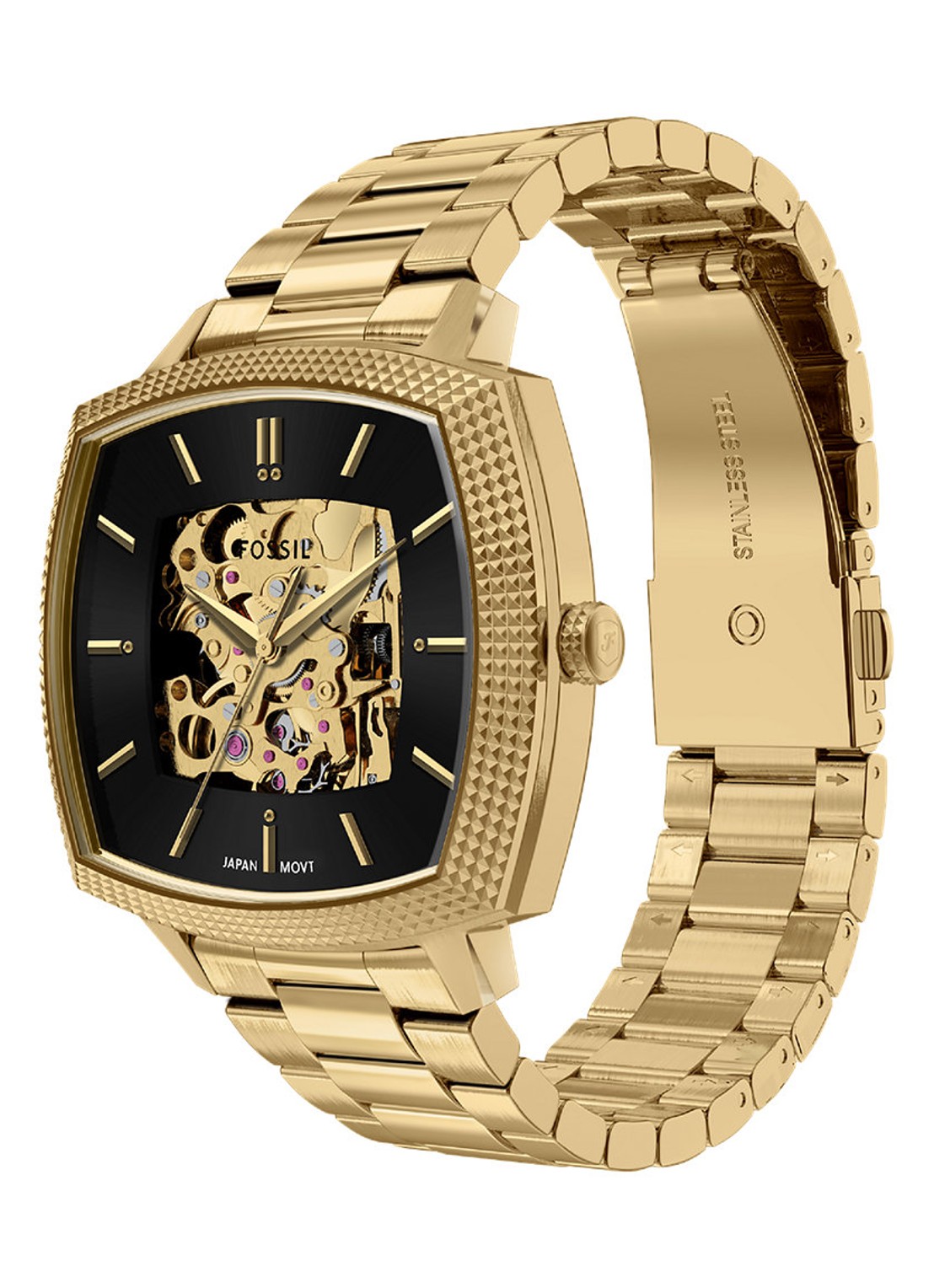 Fossil Nick Jonas x Machine Luxe horloge LE1218 - Limited Edition - detail 6 goud
