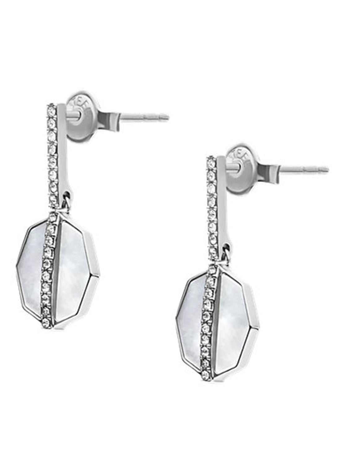 Fossil Oorstekers JF04911040 - detail 2 zilver