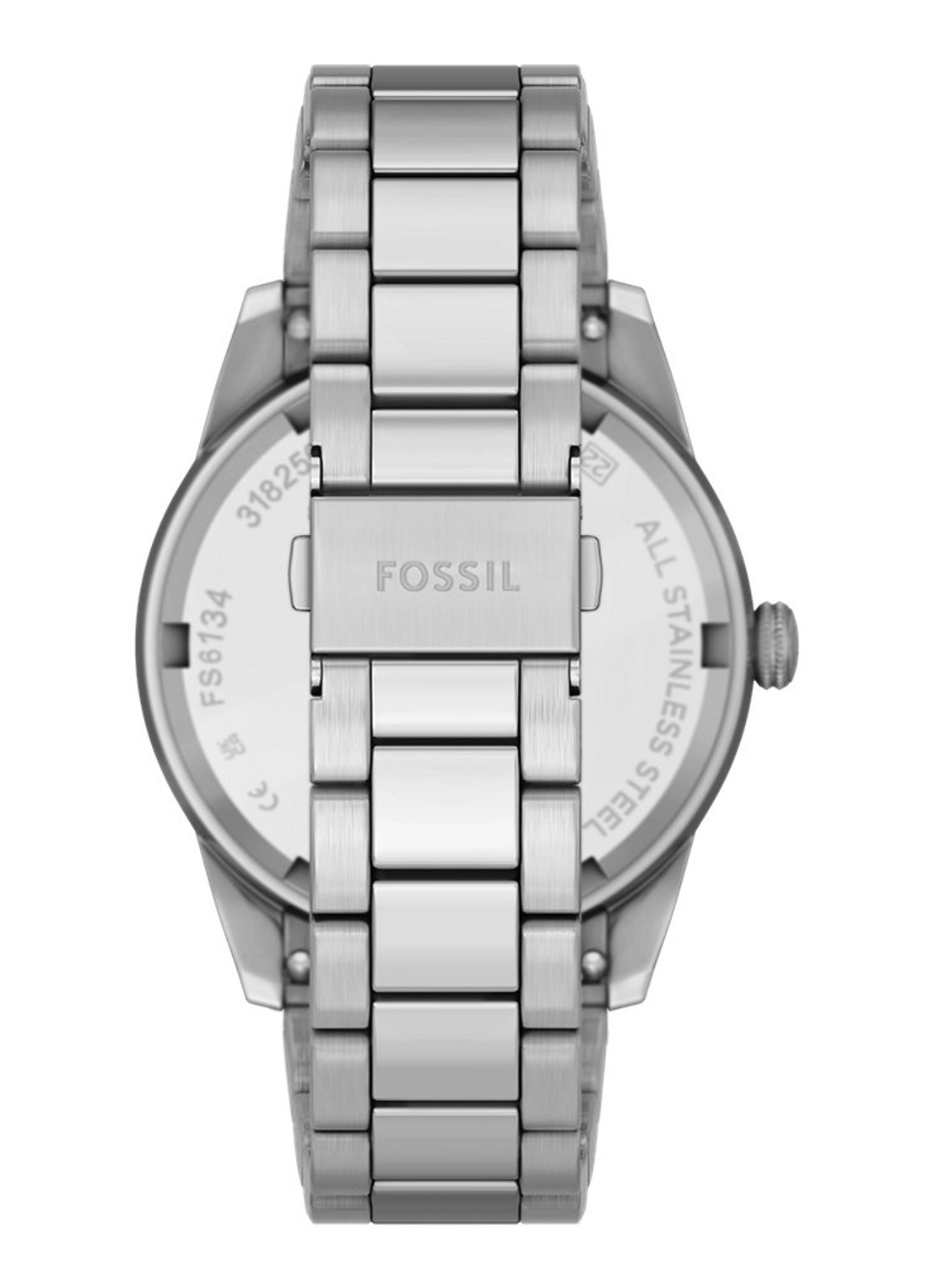 Fossil Pearson horloge FS6134 - detail 2 zilver