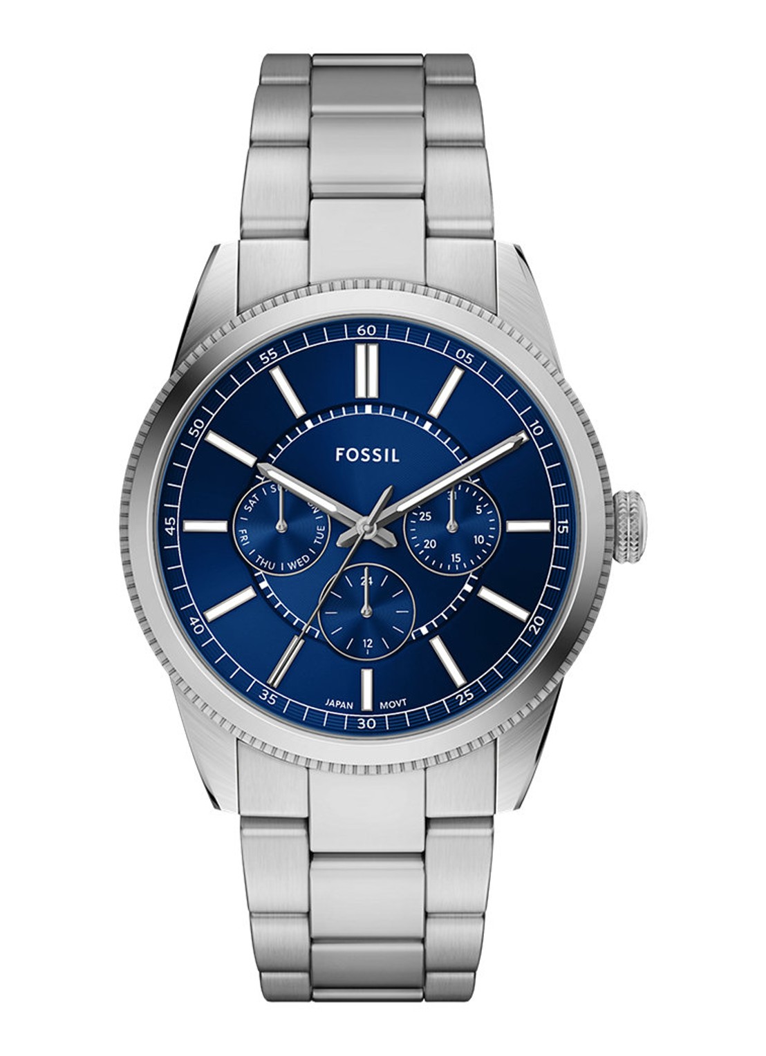 Fossil Pearson horloge FS6134 - voorkant zilver