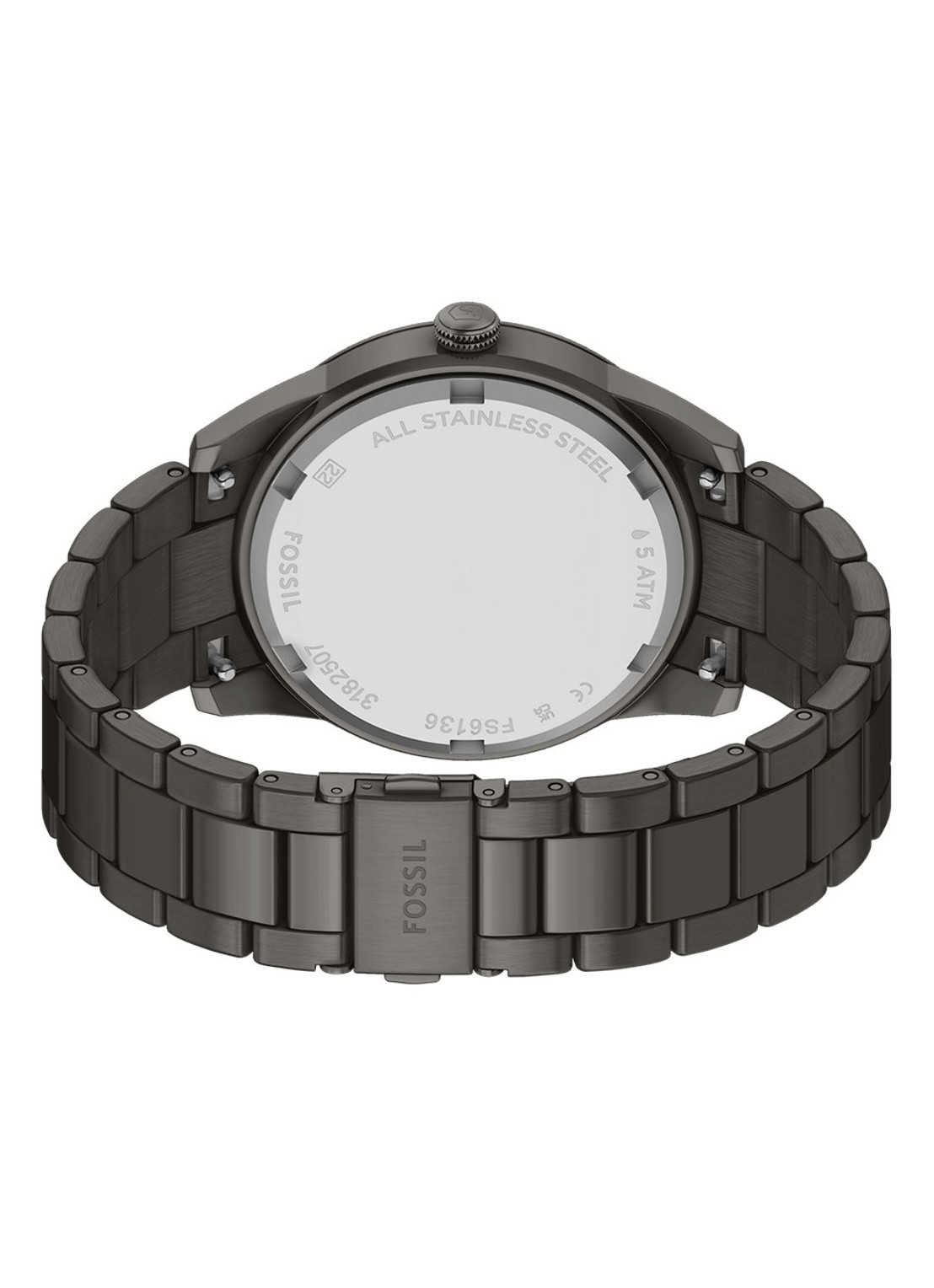 Fossil Pearson horloge FS6136 - detail 4 antraciet