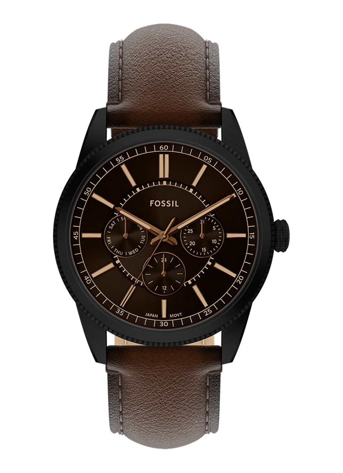 Fossil Pearson horloge FS6138 - voorkant zwart