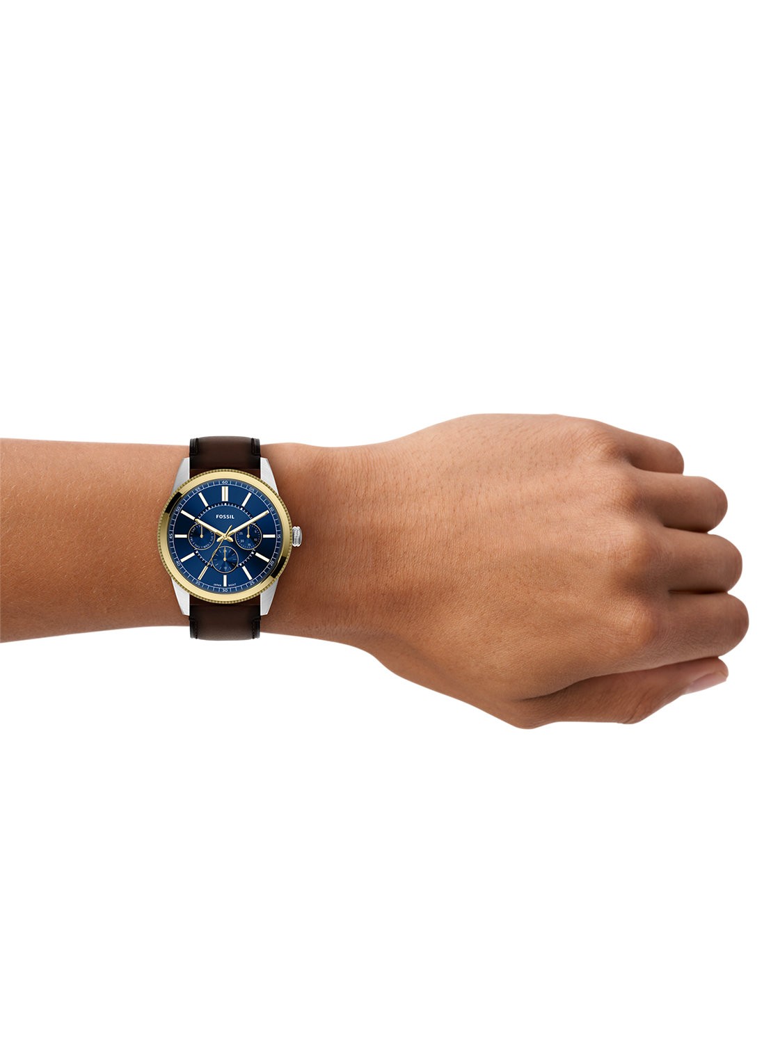 Fossil Pearson horloge FS6195 - detail 5 zilver