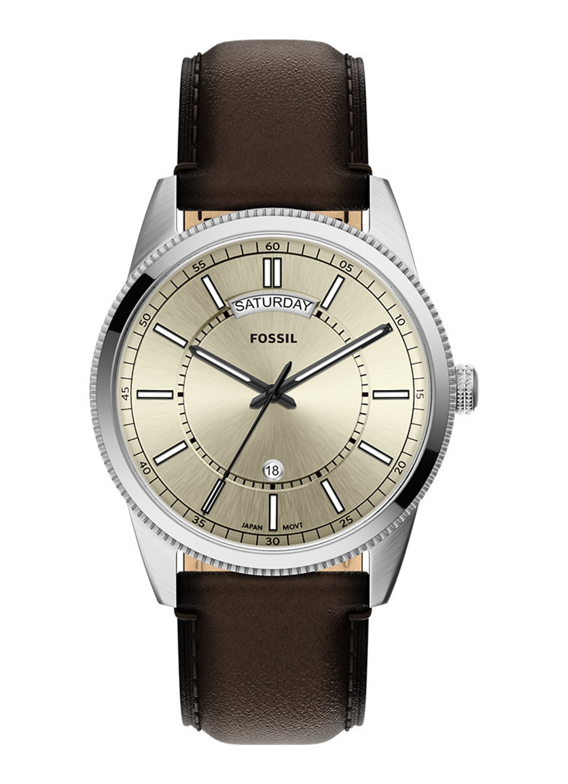 Fossil Pearson horloge FS6223 - voorkant 6 zilver