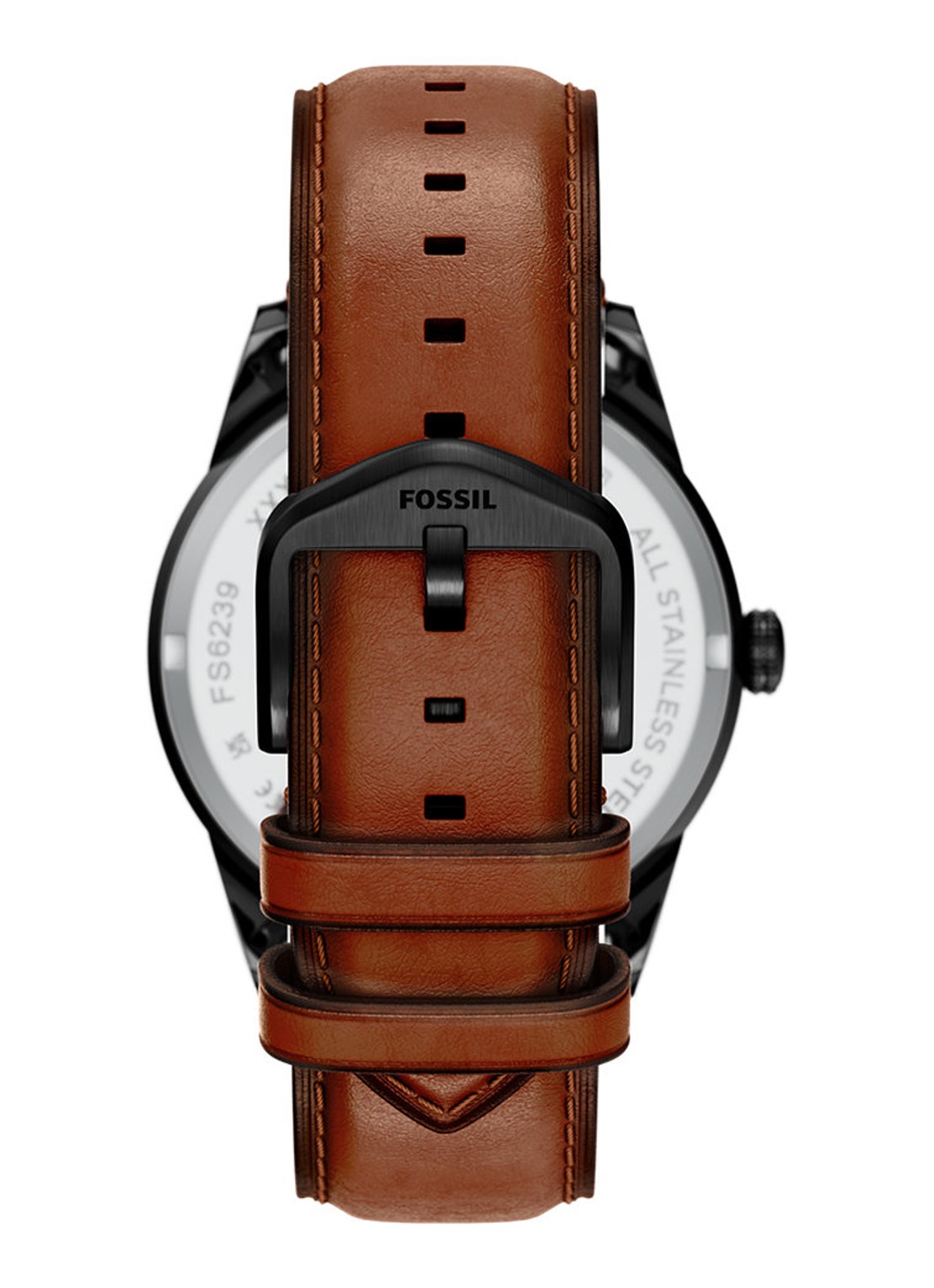 Fossil Pearson horloge FS6239 - detail zwart