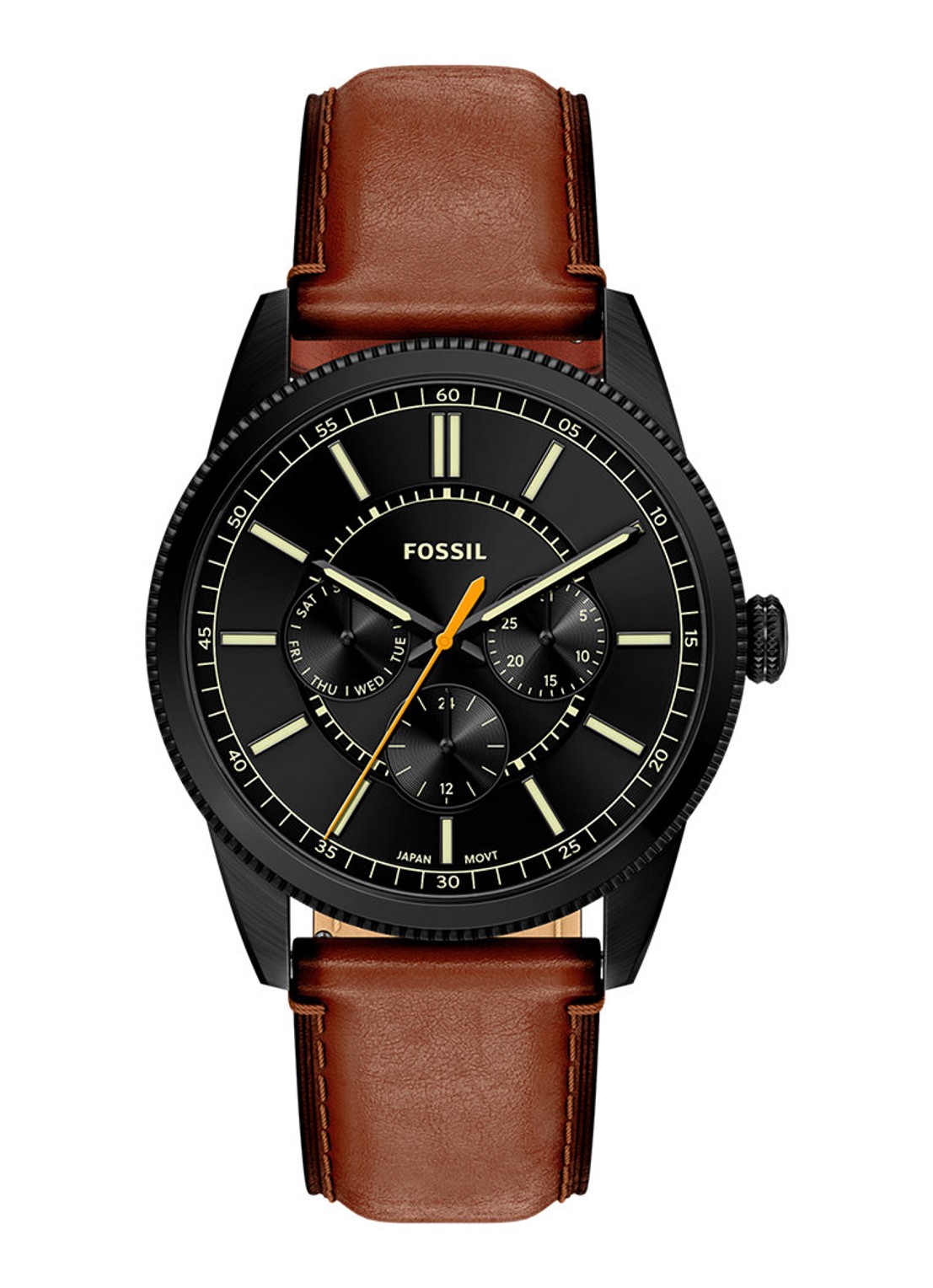 Fossil Pearson horloge FS6239 - voorkant 6 zwart
