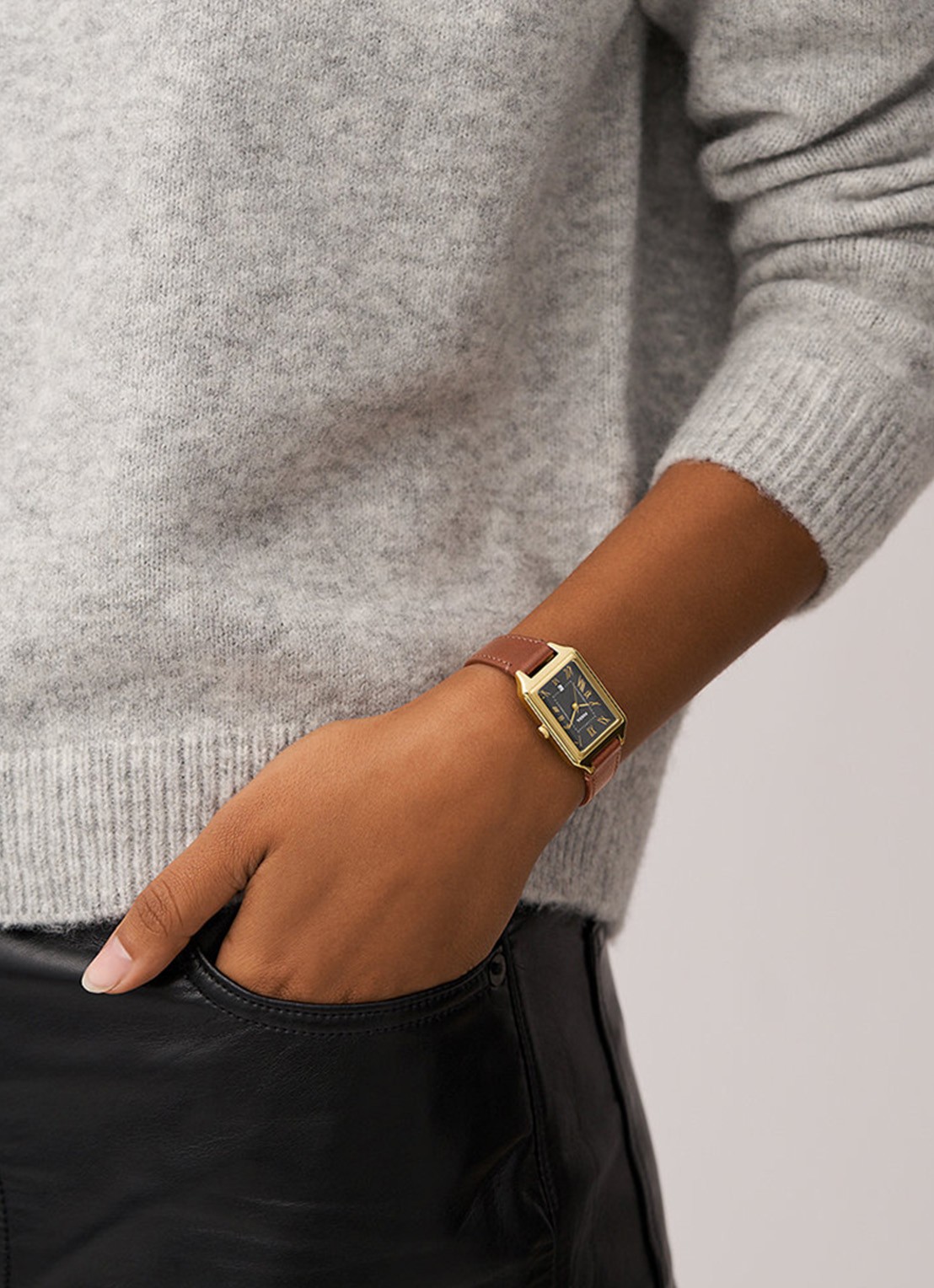 Fossil Raquel horloge ES5303 - voorkant 2 goud