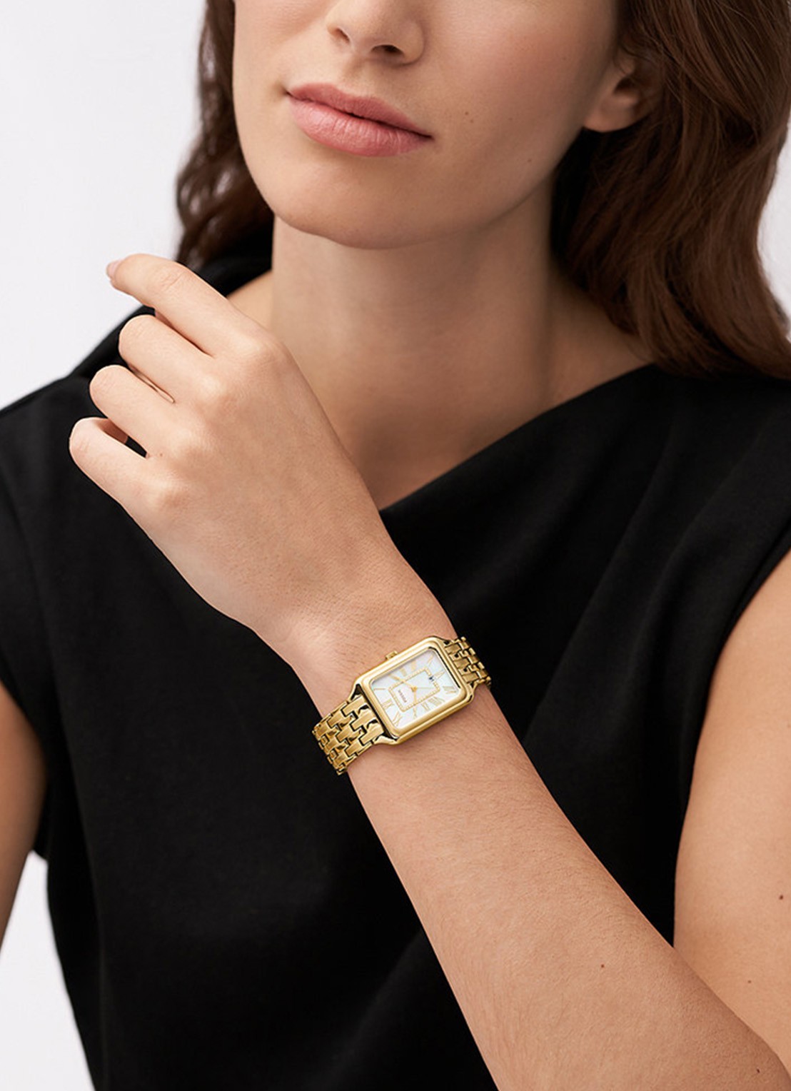 Fossil Raquel horloge ES5304 - voorkant 2 goud