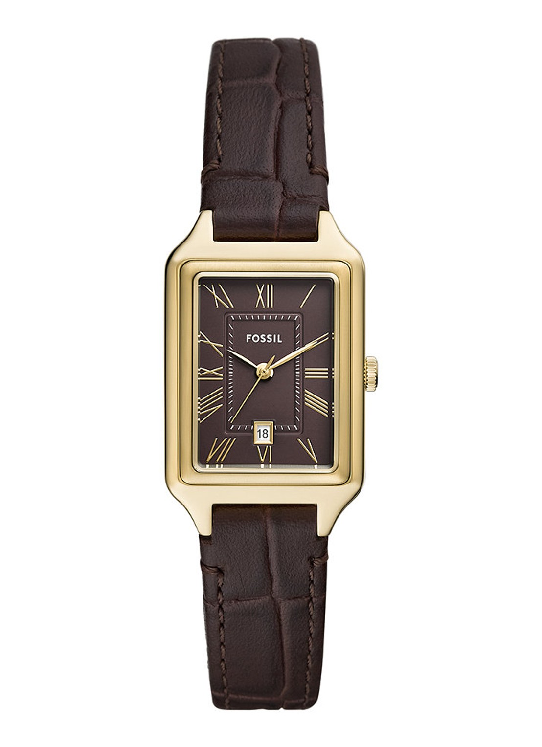 Fossil Raquel horloge ES5367 - voorkant goud