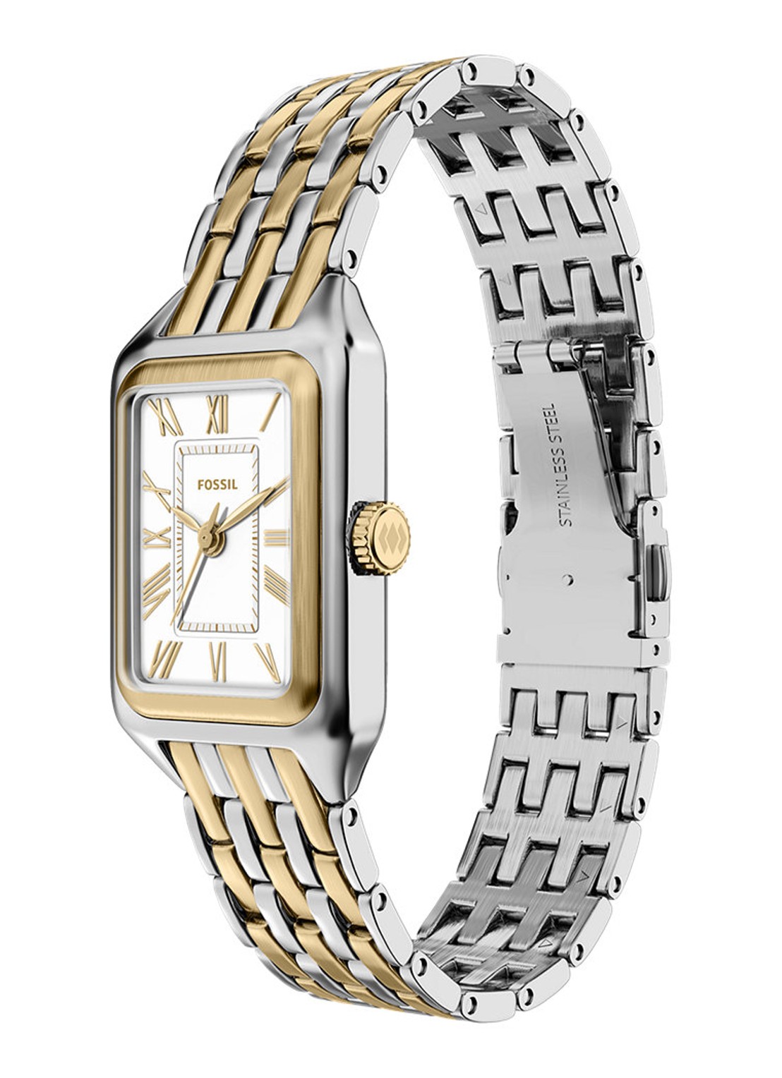 Fossil Raquel horloge ES5468 - detail 5 zilver