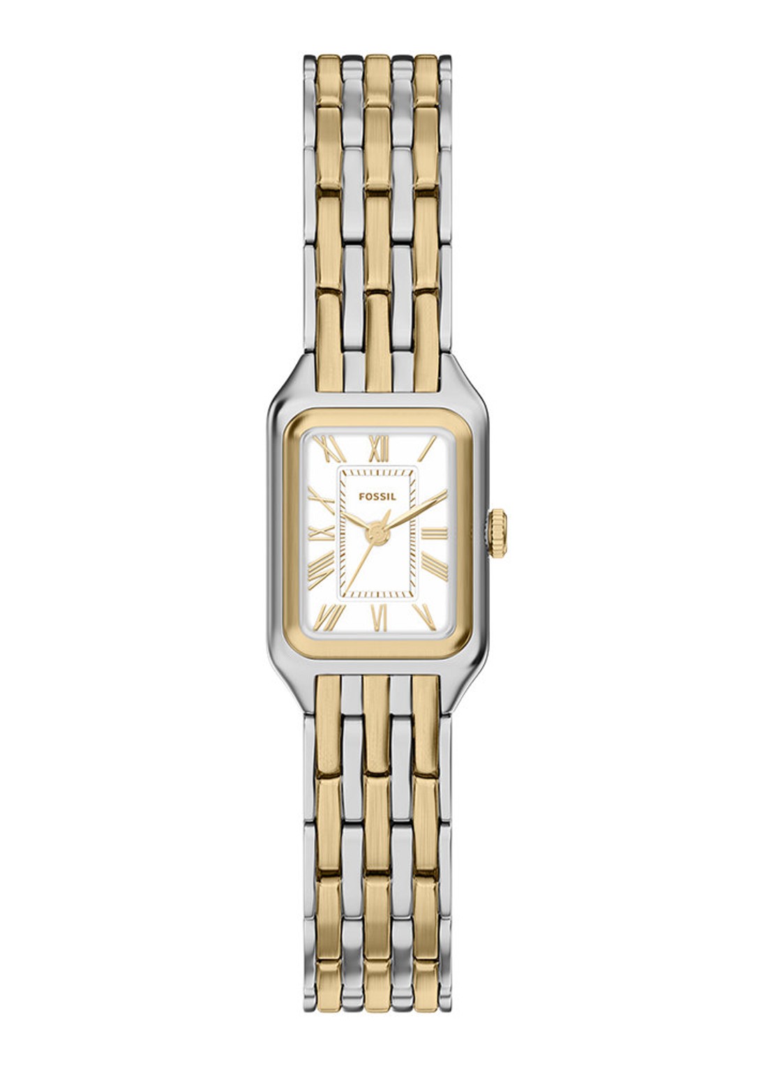 Fossil Raquel horloge ES5468 - voorkant zilver