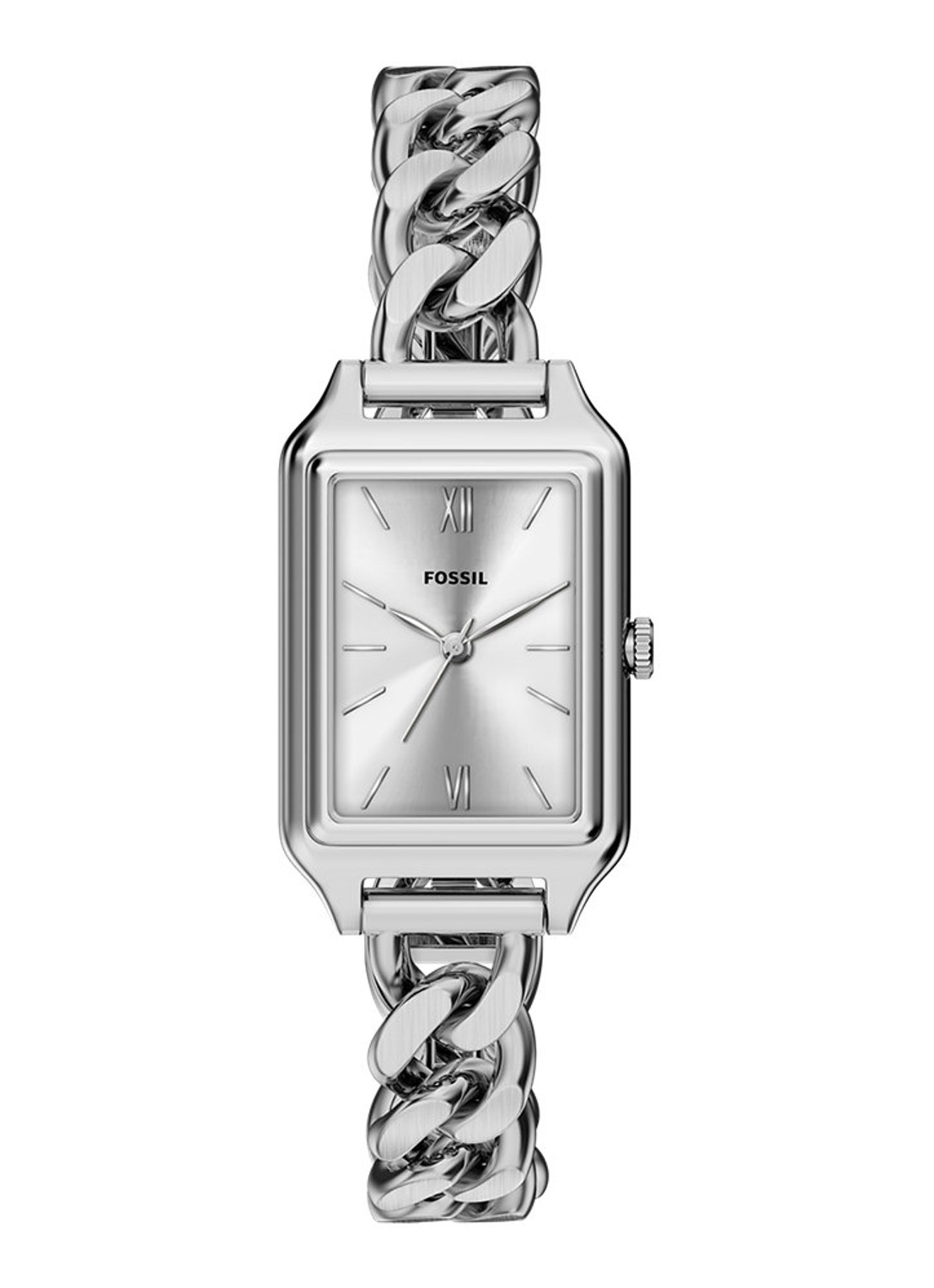 Fossil Raquel horloge ES5477 - voorkant zilver