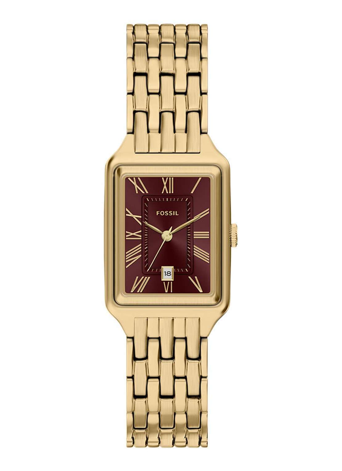 Fossil Raquel horloge ES5512 - voorkant goud
