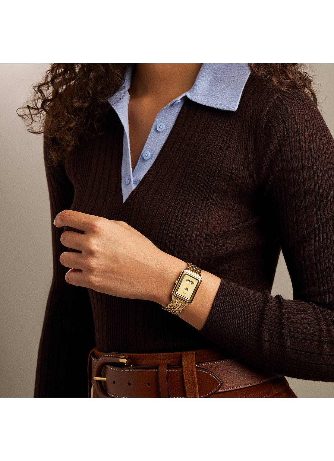 Fossil Raquel horloge ES5528 - detail 4 goud