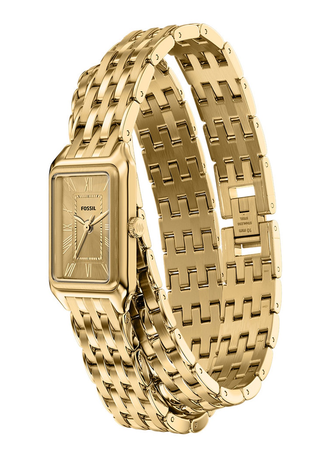 Fossil Raquel horloge ES5529 - detail 4 goud