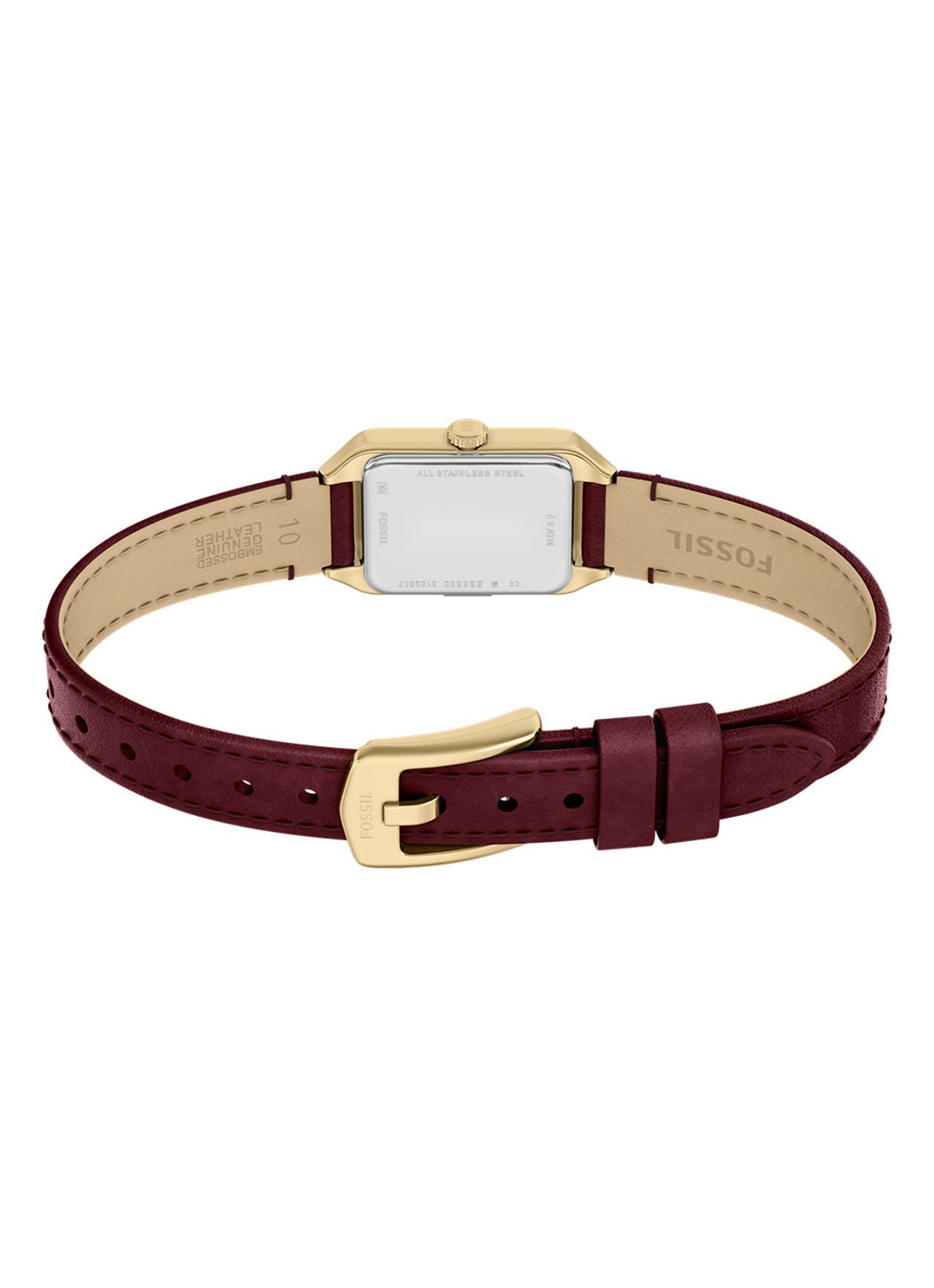 Fossil Raquel horloge ES5530 - detail 3 goud