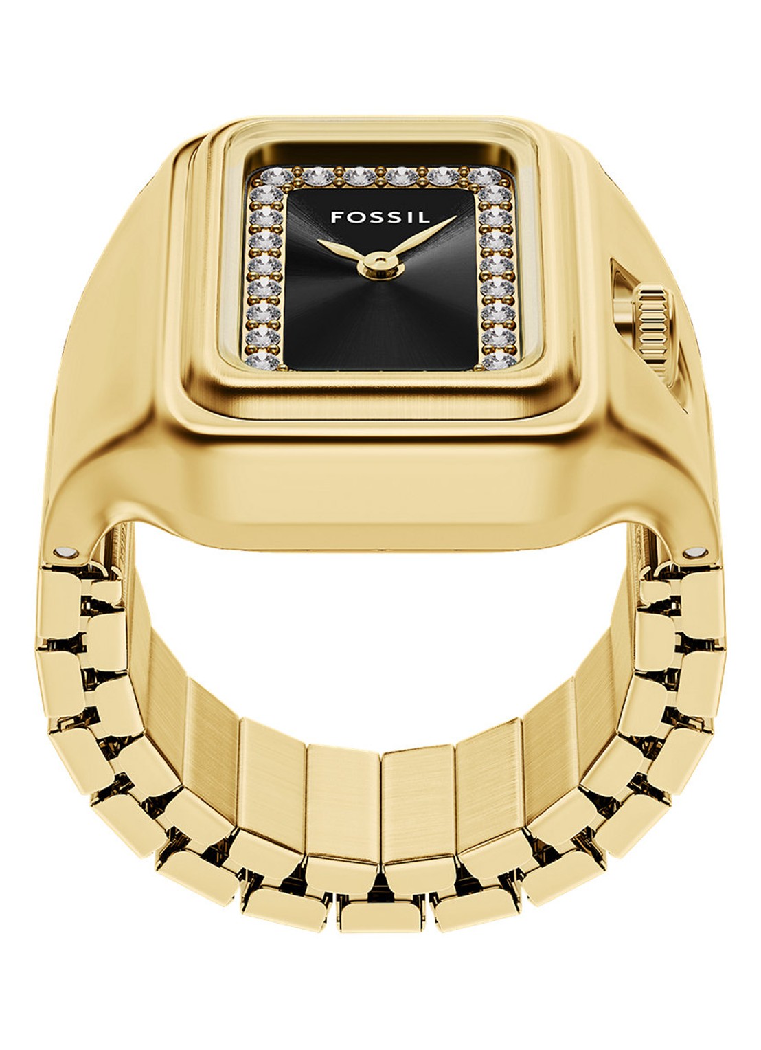 Fossil Raquel horloge ring ES5447 - detail 2 goud
