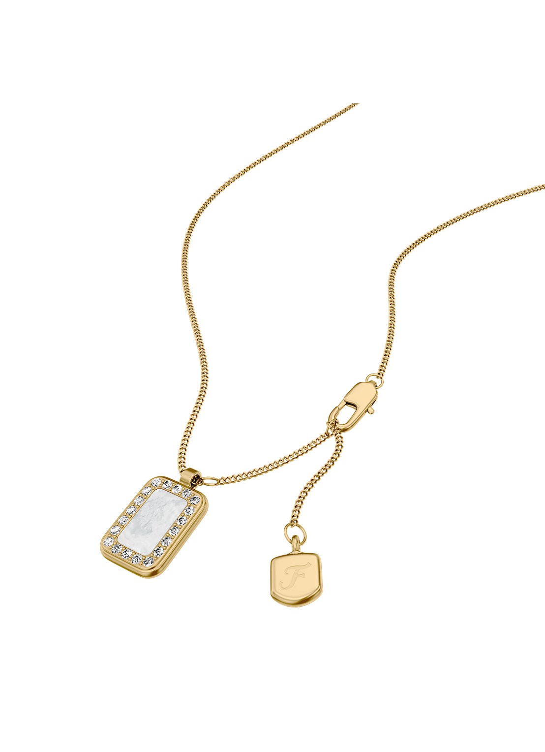 Fossil Raquel ketting JF04997710 - detail 4 goud
