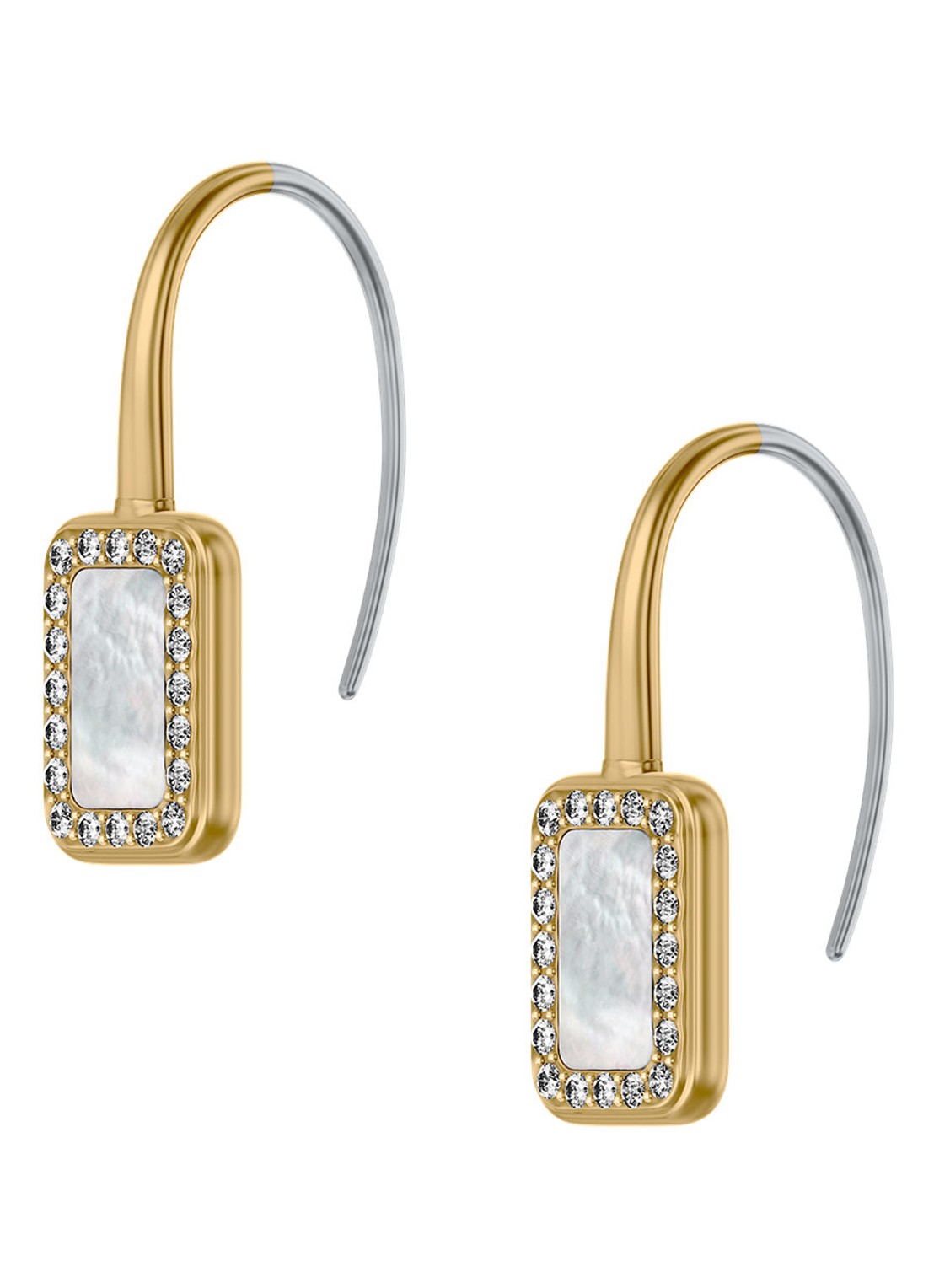 Fossil Raquel oorhangers JF04999710 - detail 3 goud