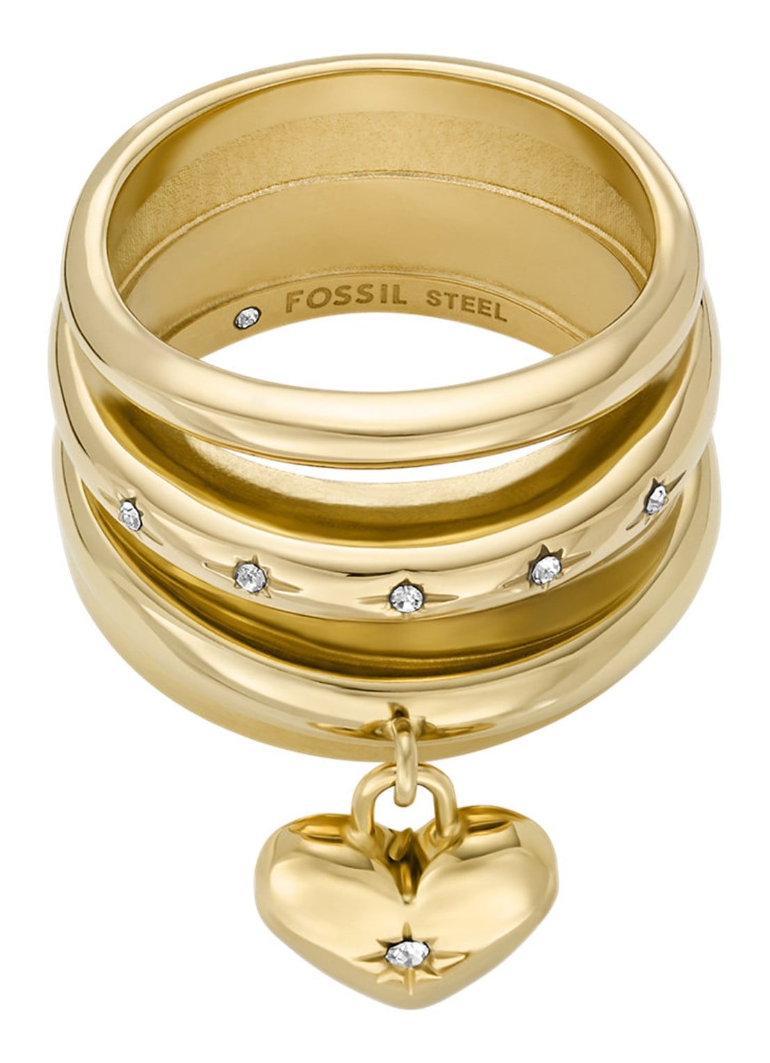 Fossil Ring JF04834710 - detail 3 goud